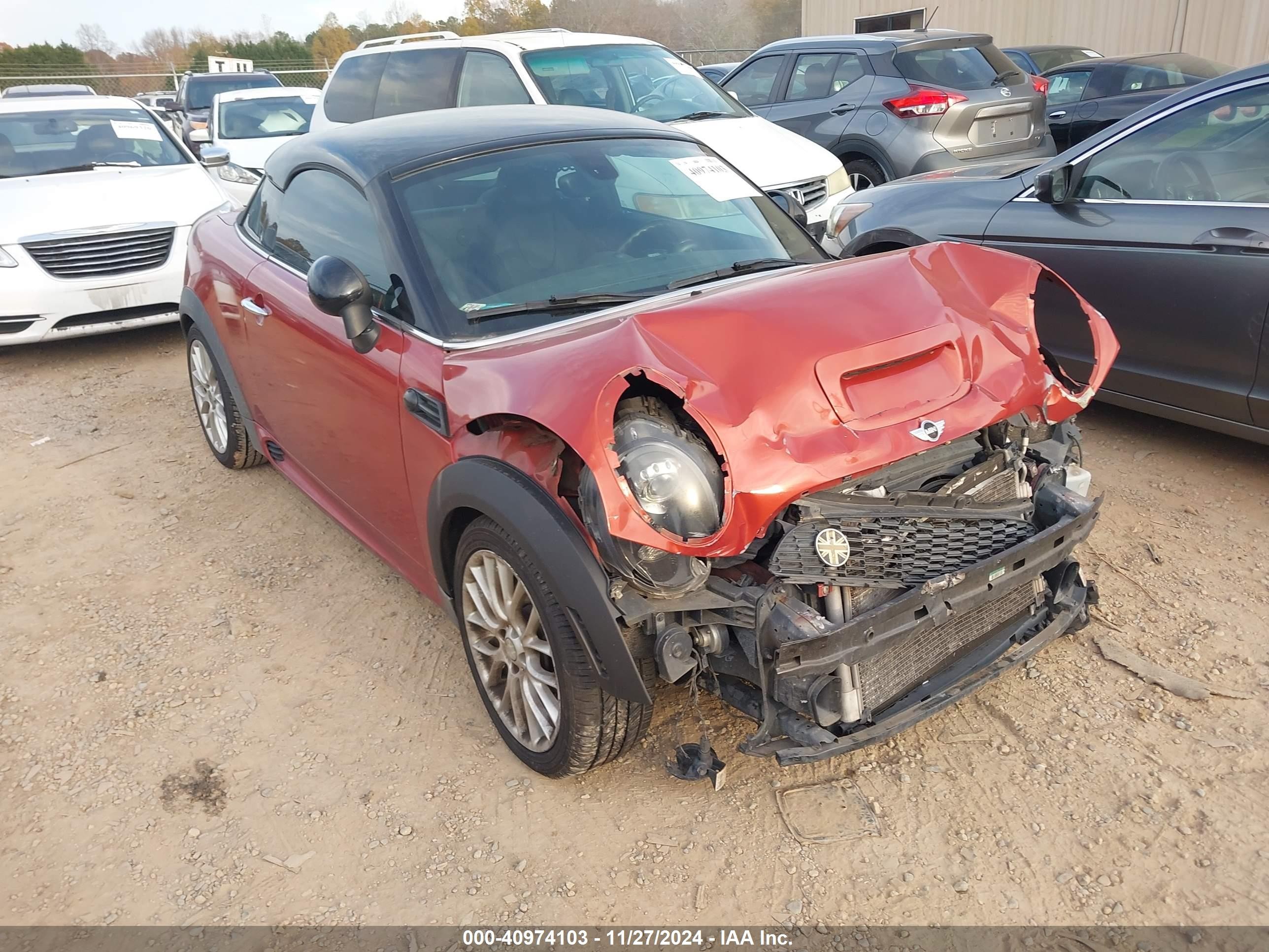 2015 MINI Coupe, VIN WMWSX1C54FT508123 — Front end