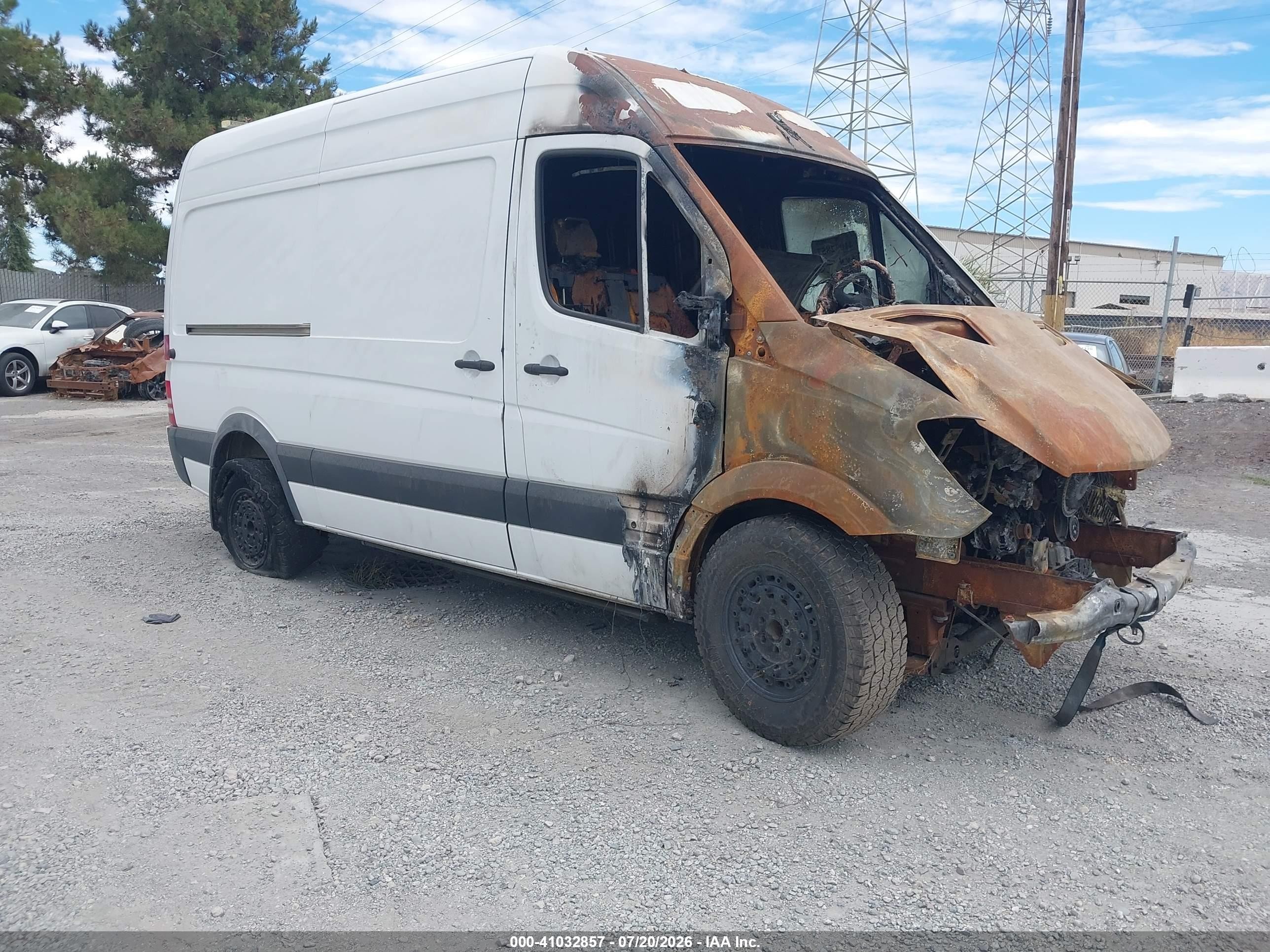 2018 Mercedes-Benz Sprinter, VIN WD3FE7CDXJP623387 — Burn