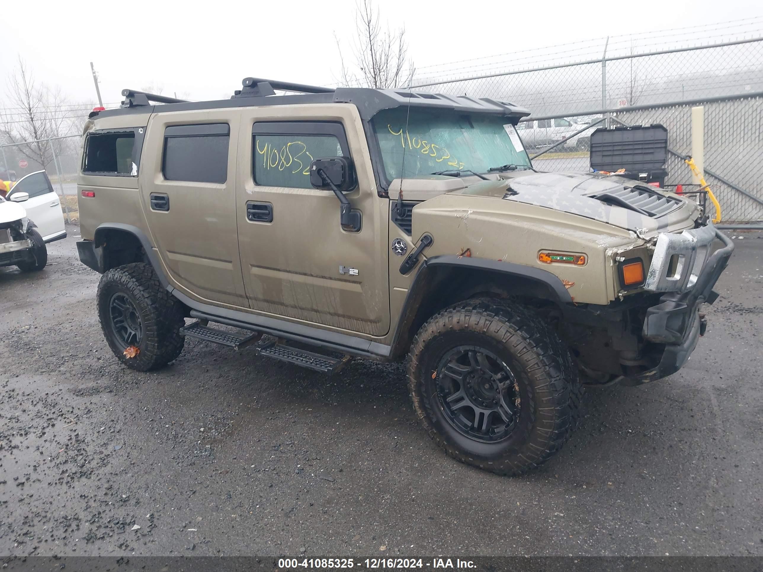 2005 Hummer H2 SUV, VIN 5GRGN23U35H130615 — Опрокидывание