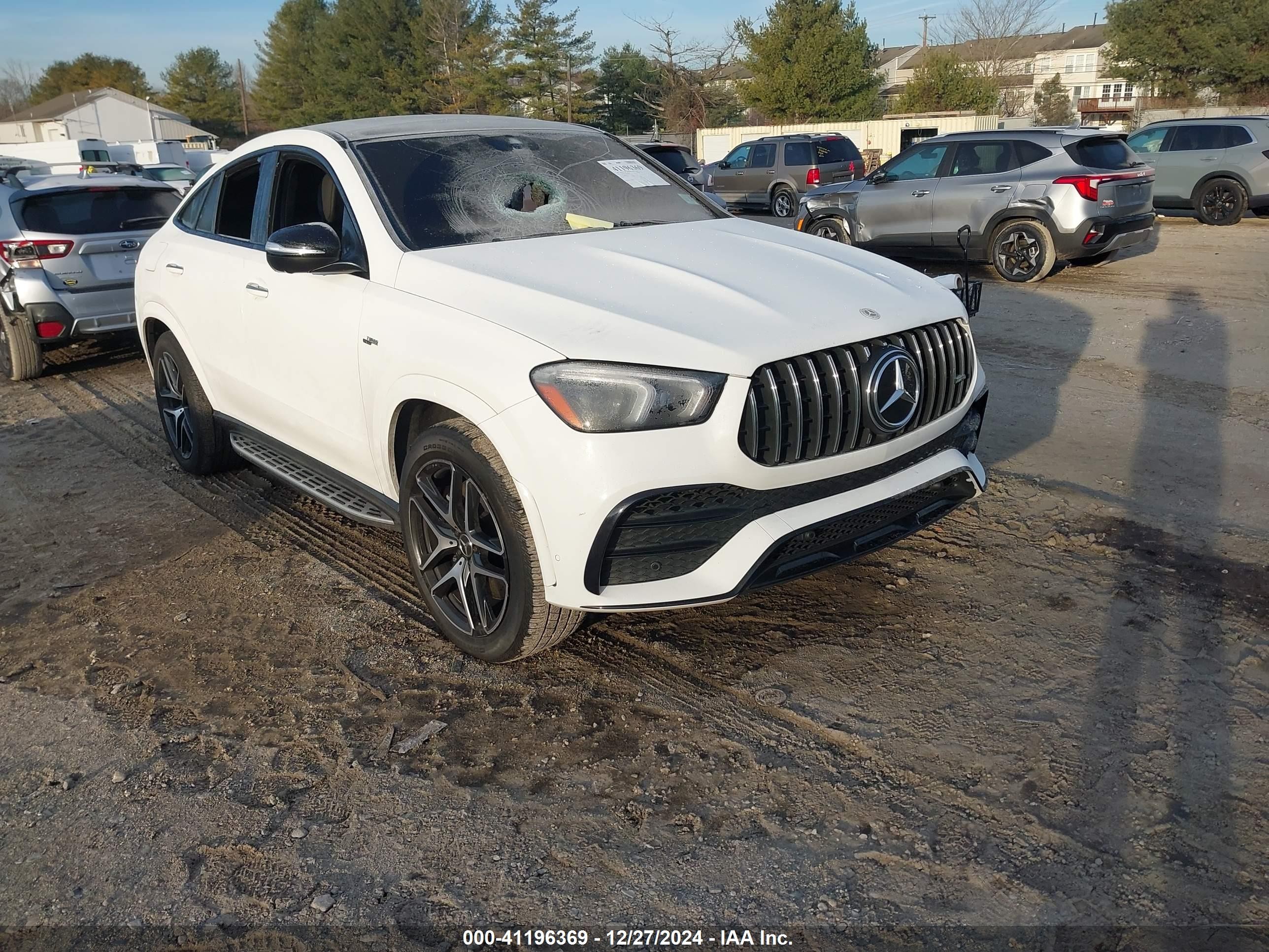 2023 Mercedes-Benz GLE 53 AMG, VIN 4JGFD6BBXPA882455 — Interior fire