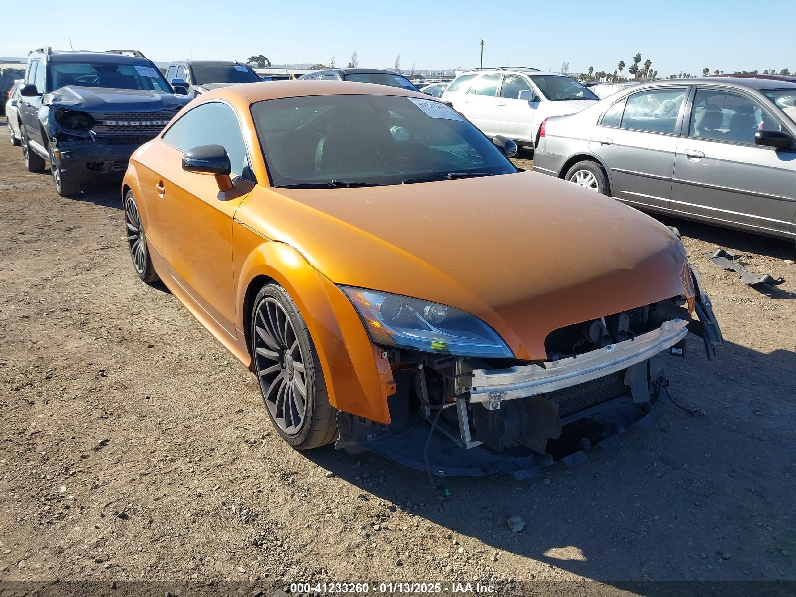 2014 Audi TTS 2.0T, VIN TRUB1AFK9E1002678 — Front end