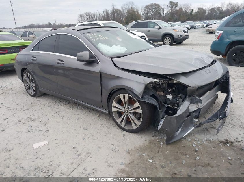 2018 Mercedes-Benz CLA 250, VIN WDDSJ4EB1JN527580 — Front end