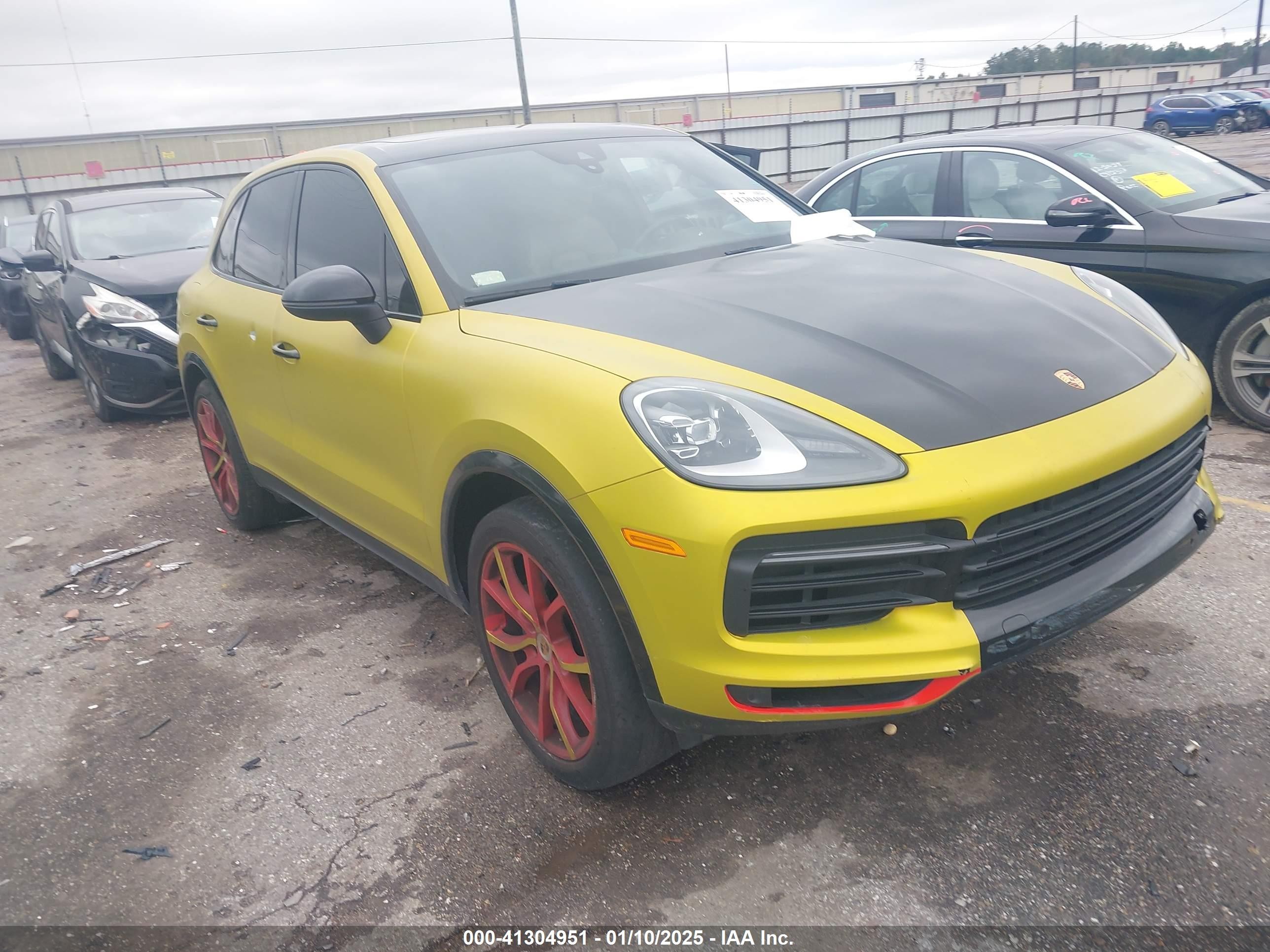 2020 Porsche Cayenne, VIN WP1AA2AY5LDA03828 — Theft recovery