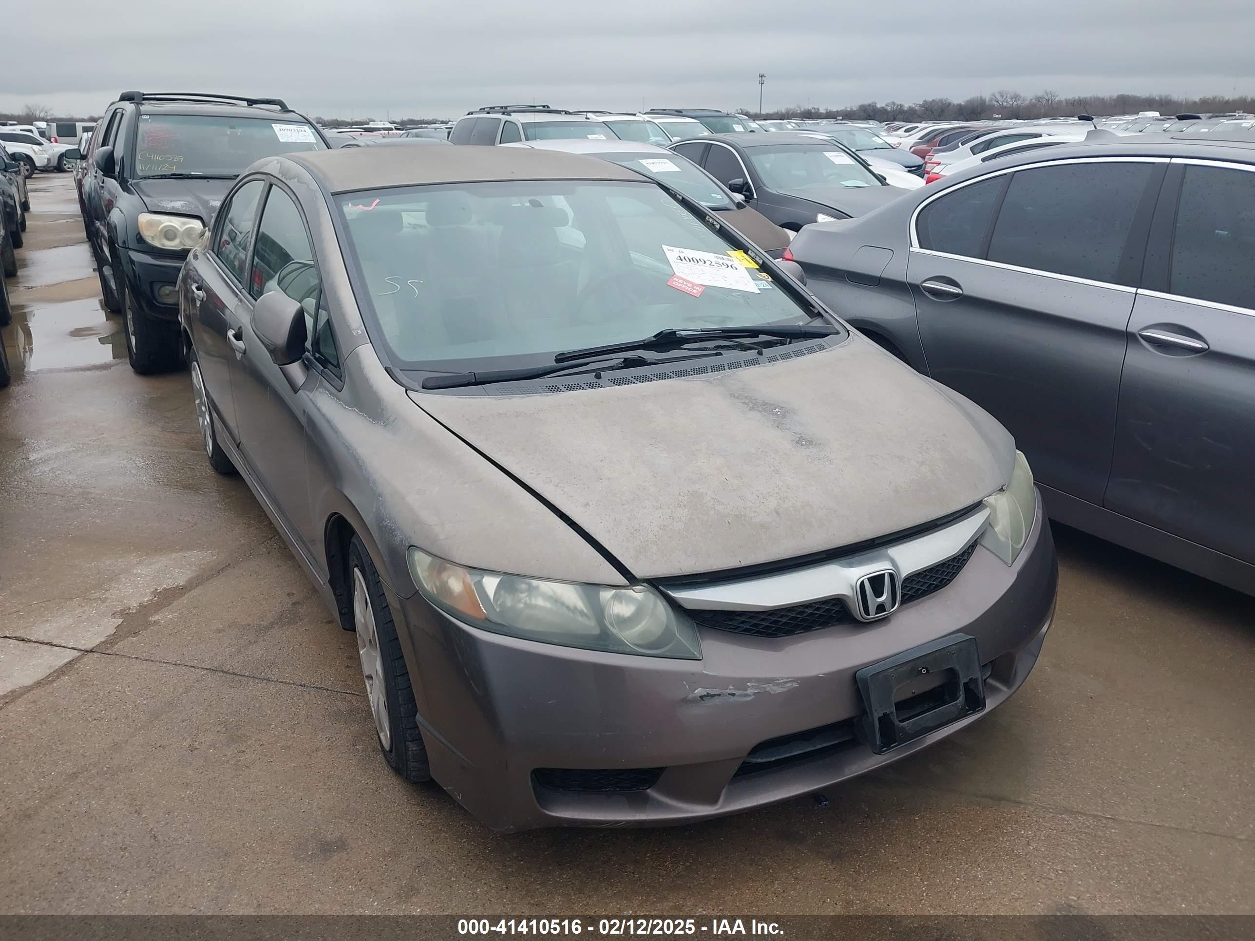 2010 Honda Civic LX, VIN 2HGFA1F57AH524244 — Not stated