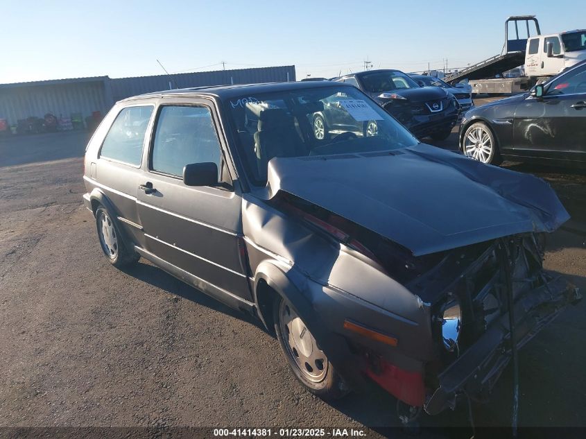 1991 Volkswagen Golf, VIN 3VWDK21G2MM035741 — Front end
