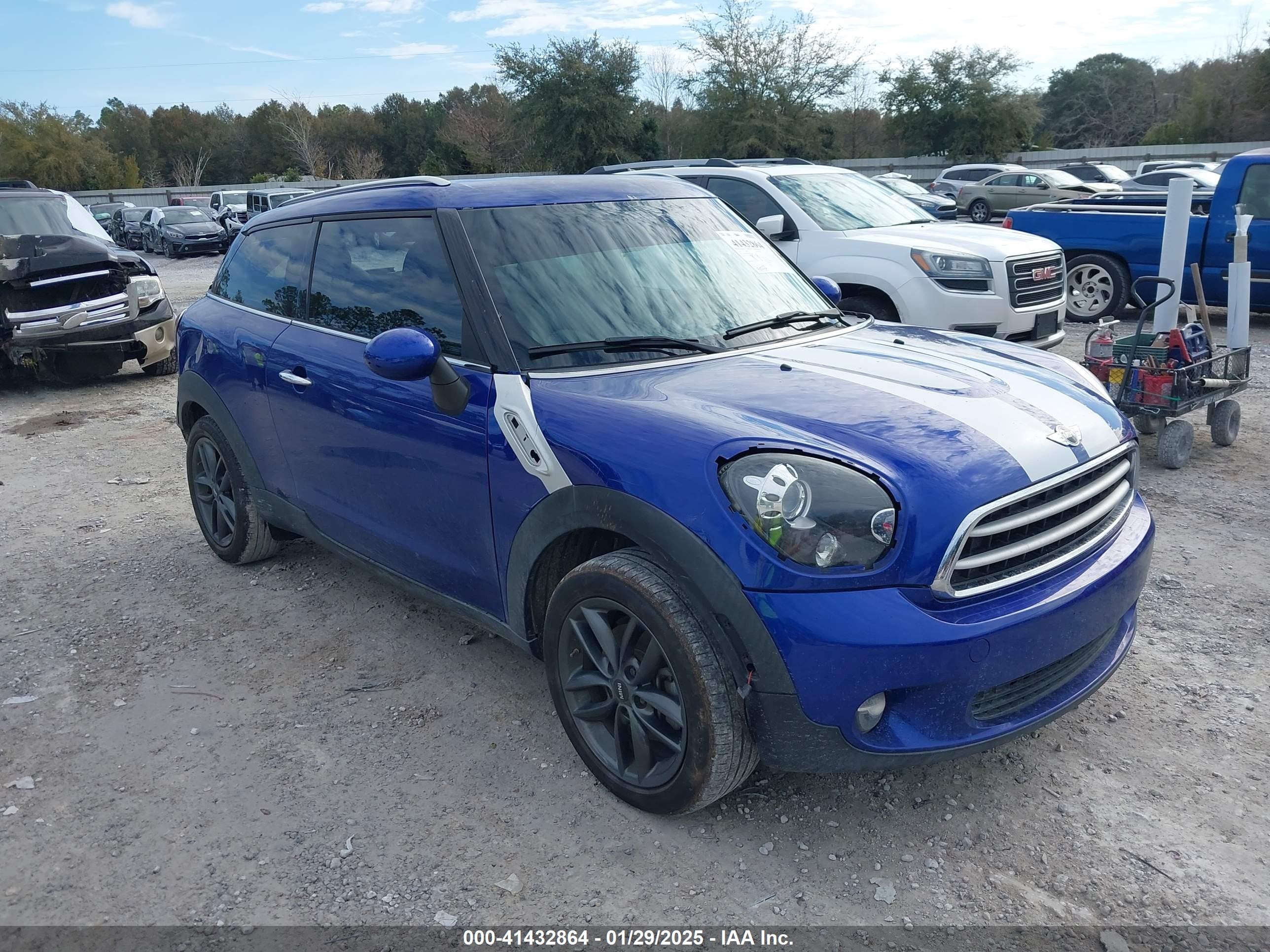 2014 MINI Paceman, VIN WMWSS1C52EWN46655 — Rear end