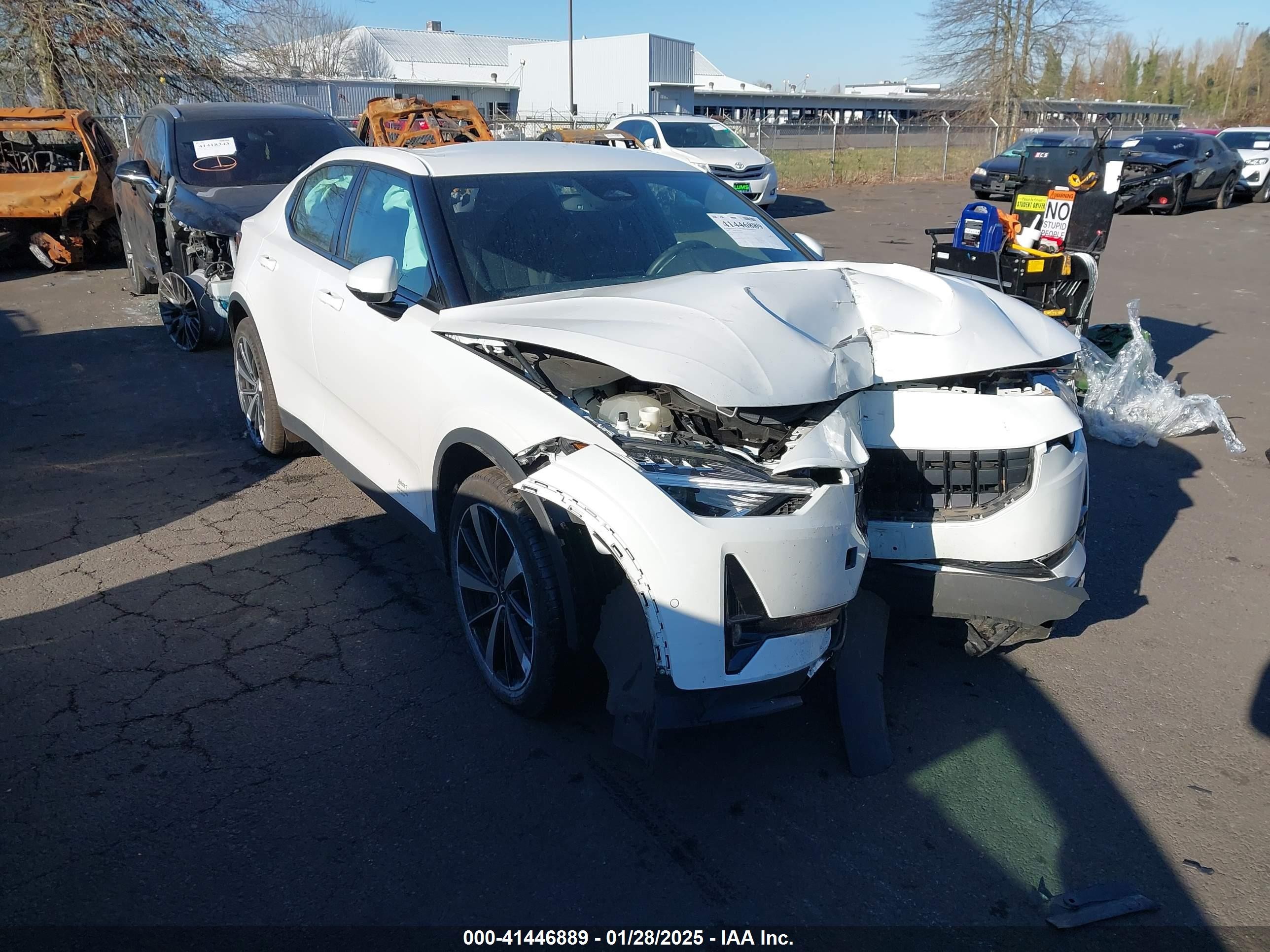2022 Polestar 2, VIN LPSED3KA6NL075642 — Rollover