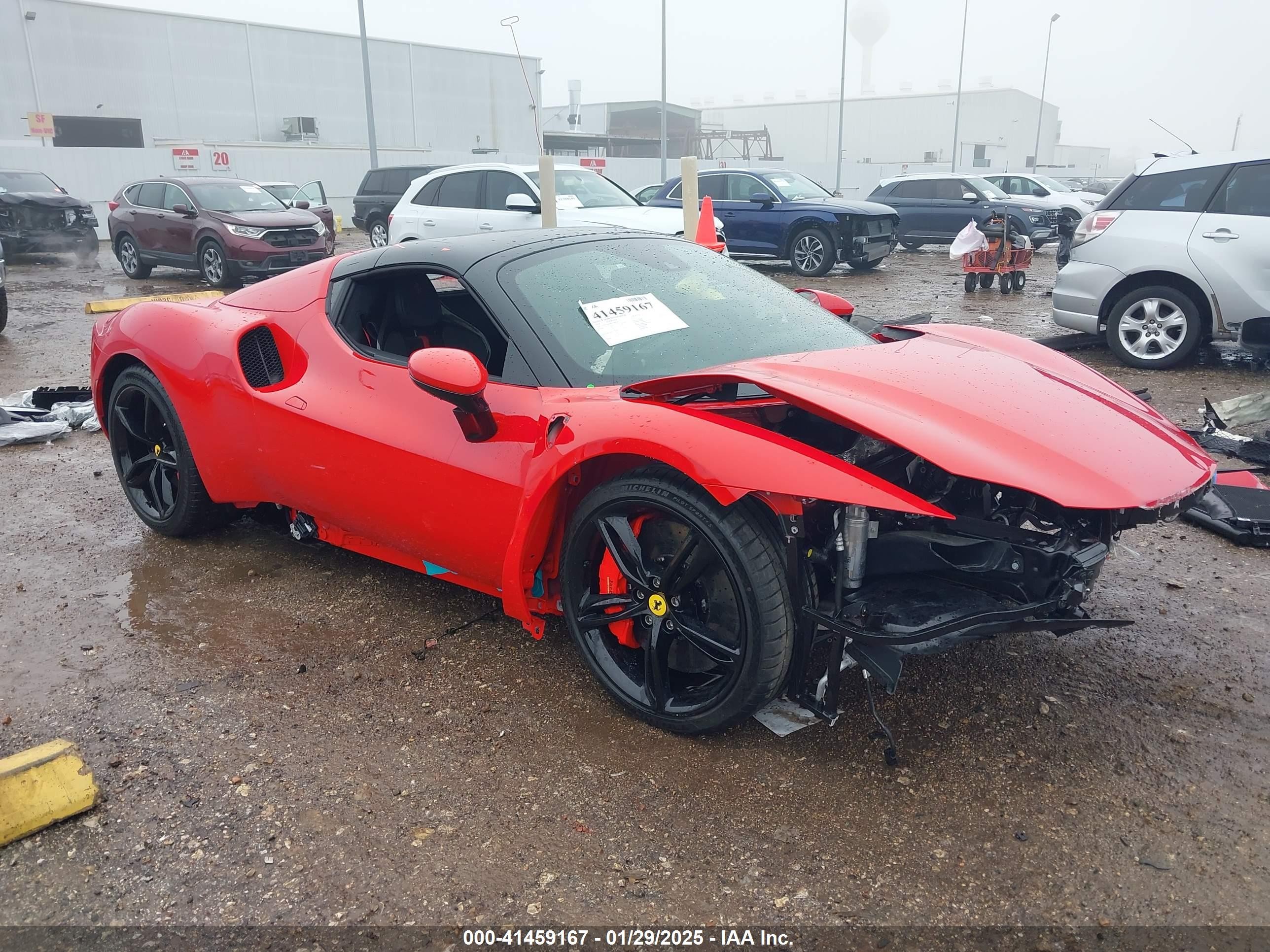 2024 Ferrari 296 GTS, VIN ZFF01SMA0R0306142 — Front end