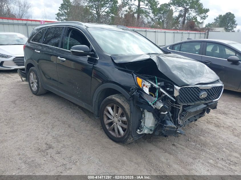 2016 Kia Sorento LX, VIN 5XYPG4A39GG080509 — Front end