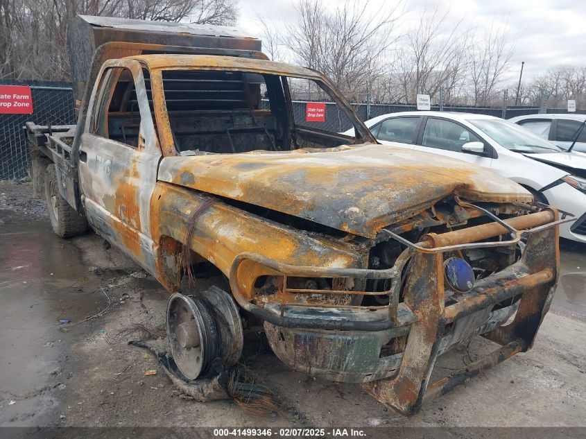2001 Dodge RAM, VIN 3B7KF26W01M253624 — Пожар