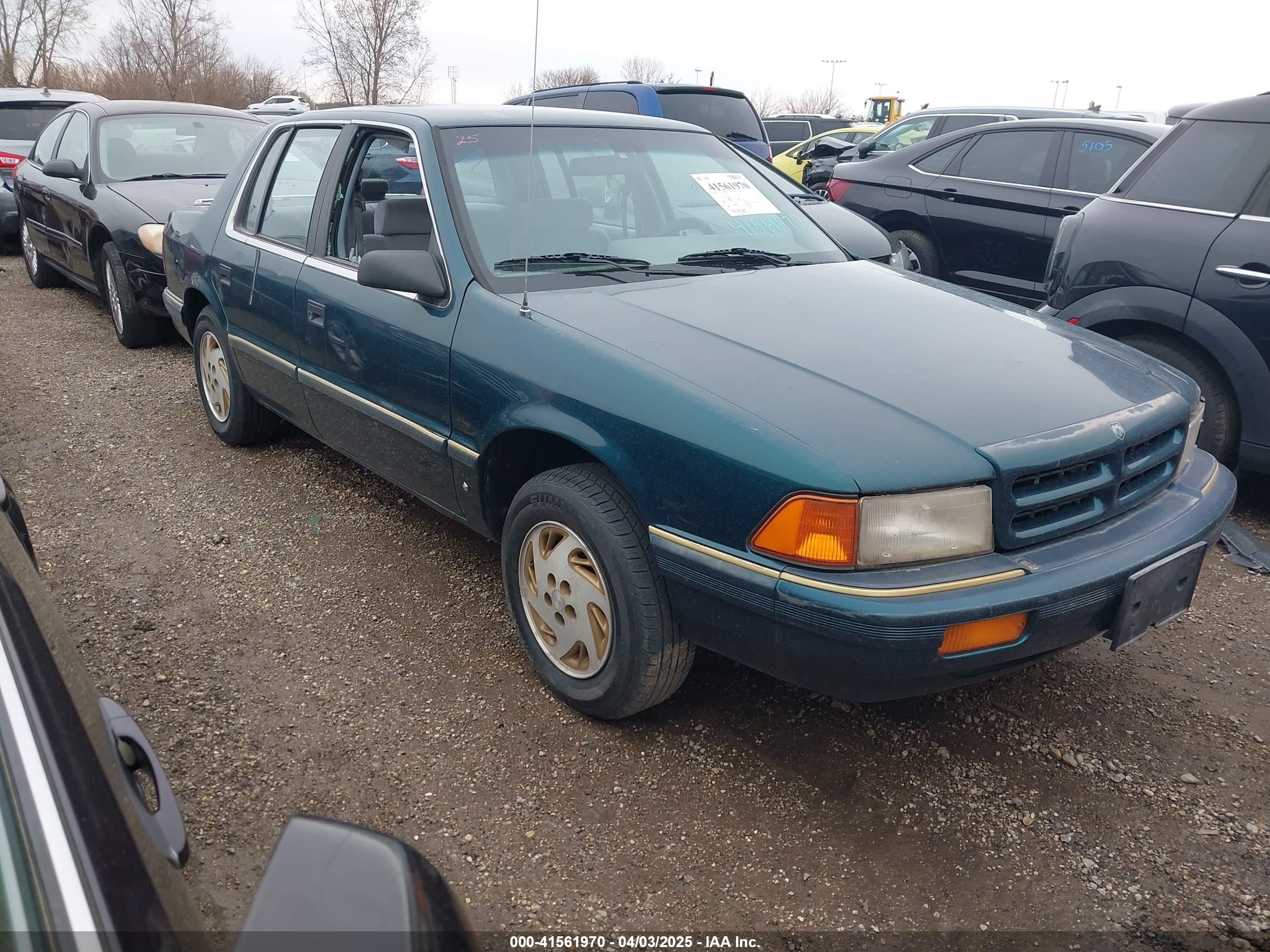 1993 Dodge Spirit, VIN 1B3XA46K5PF605264 — Обычный износ
