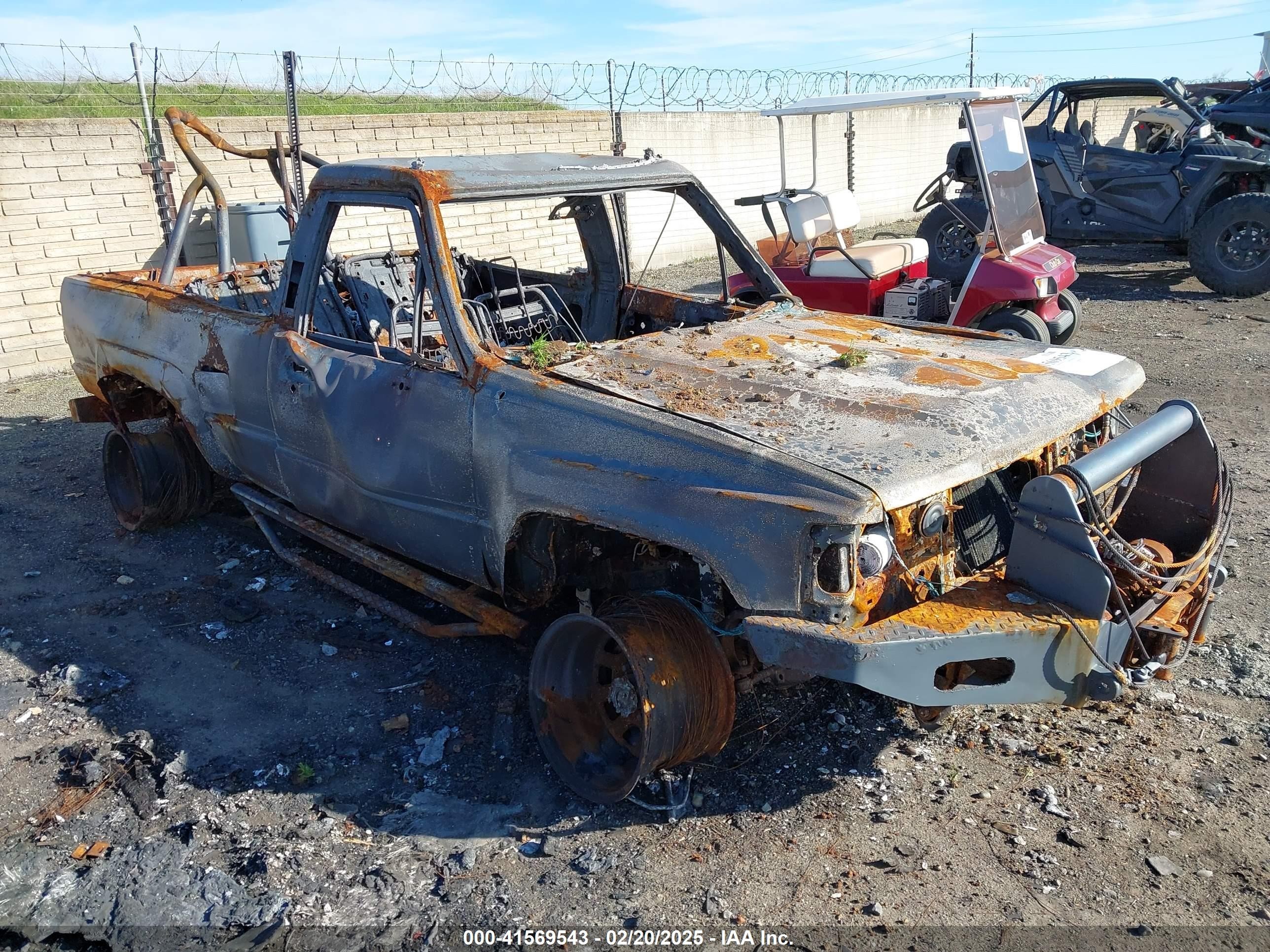 1989 Toyota 4Runner, VIN JT3VN66W8K0028545 — Burn