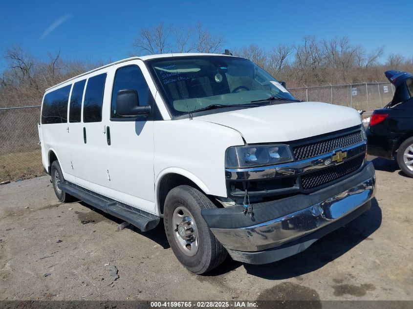 2020 Chevrolet Express Passenger LT, VIN 1GAZGPFG3L1206212 — Rear end