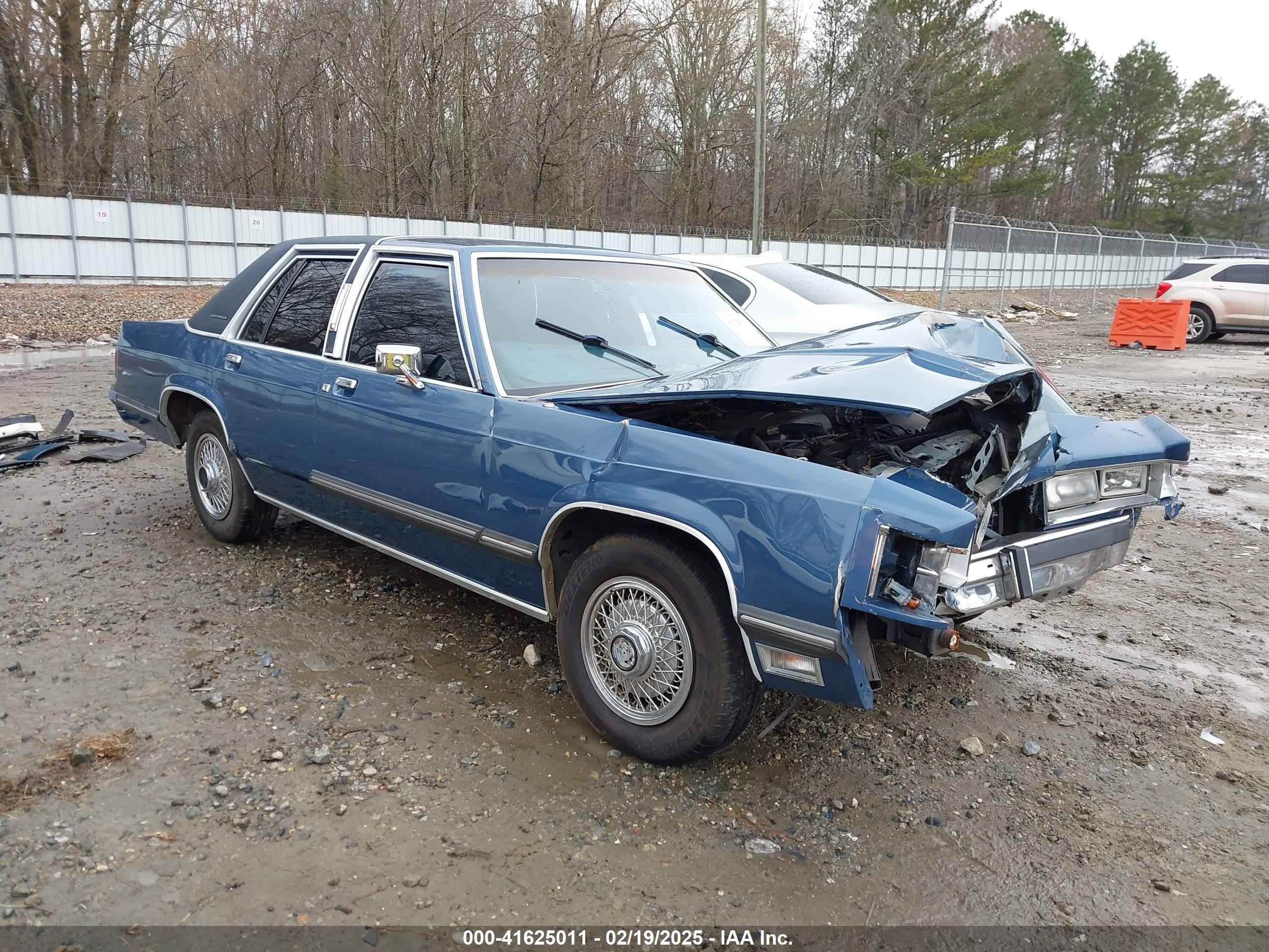 1988 Mercury Grand Marquis, VIN 2MEBM75F0JX694547 — По всему кузову
