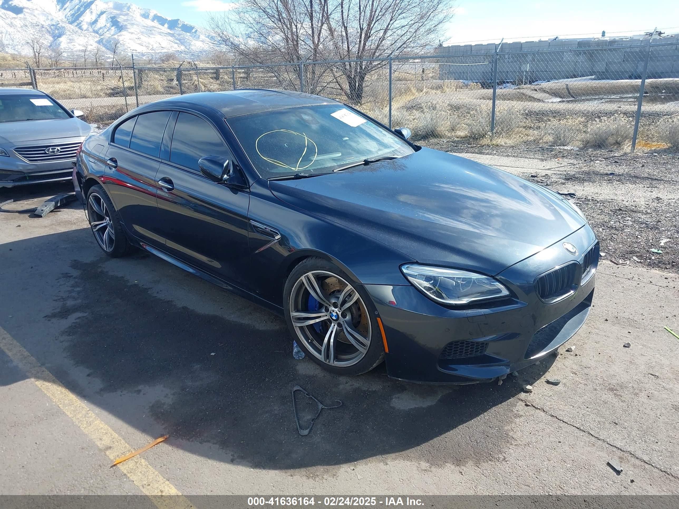2017 BMW M6, VIN WBS6E9C58HG437411 — Rear end