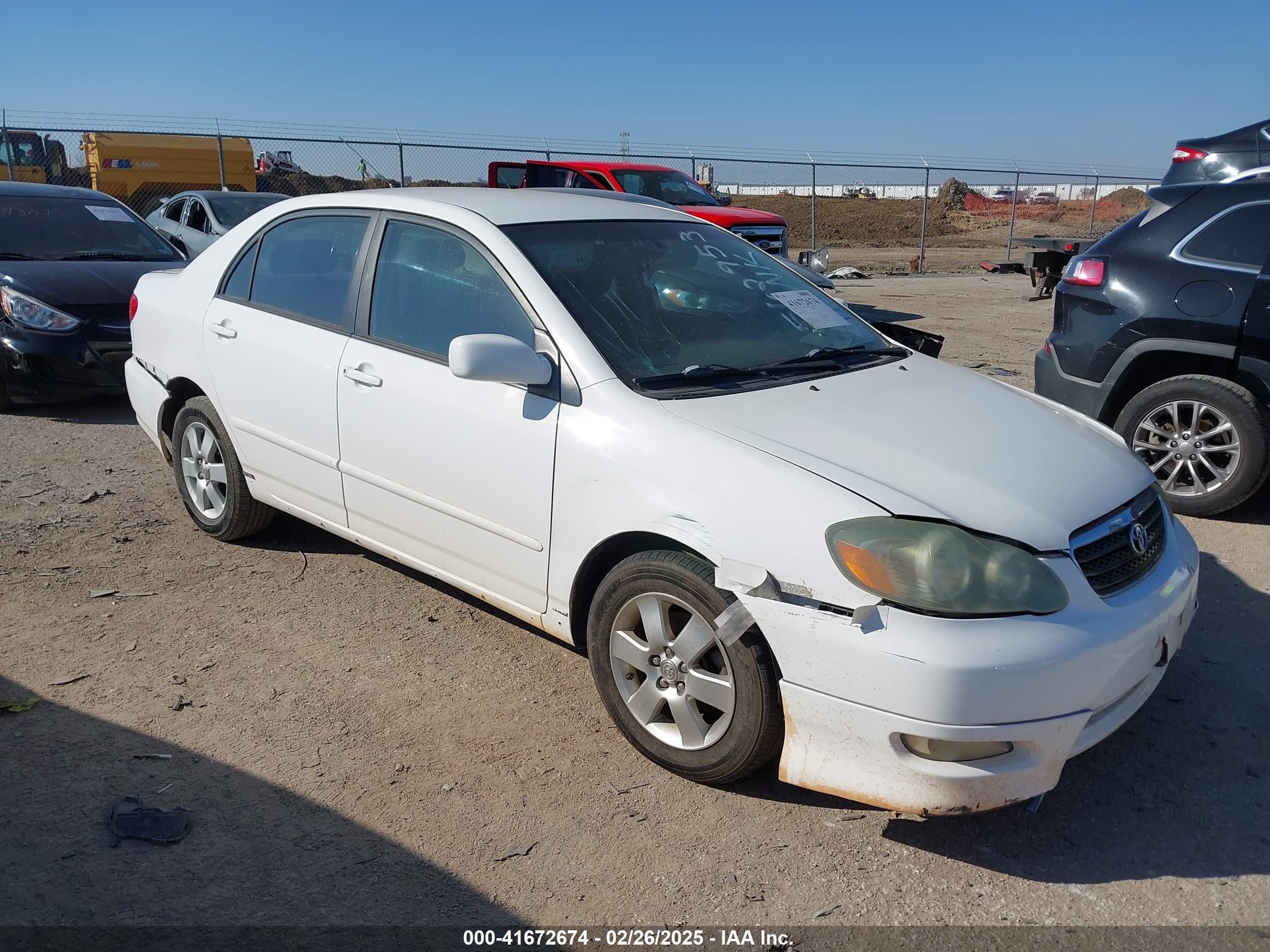 2005 Toyota Corolla CE, VIN 1NXBR32E95Z562953 — Бок