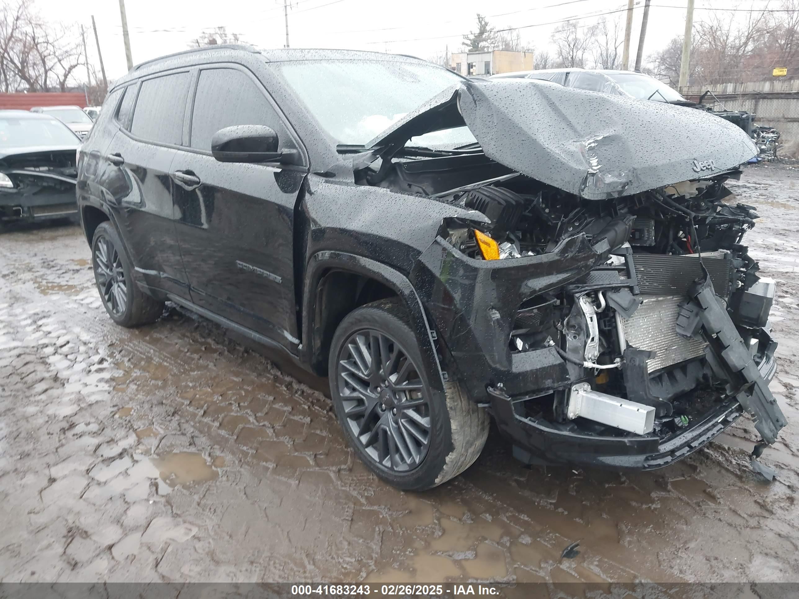 2022 Jeep Compass High Altitude, VIN 3C4NJDCB1NT142939 — Front end