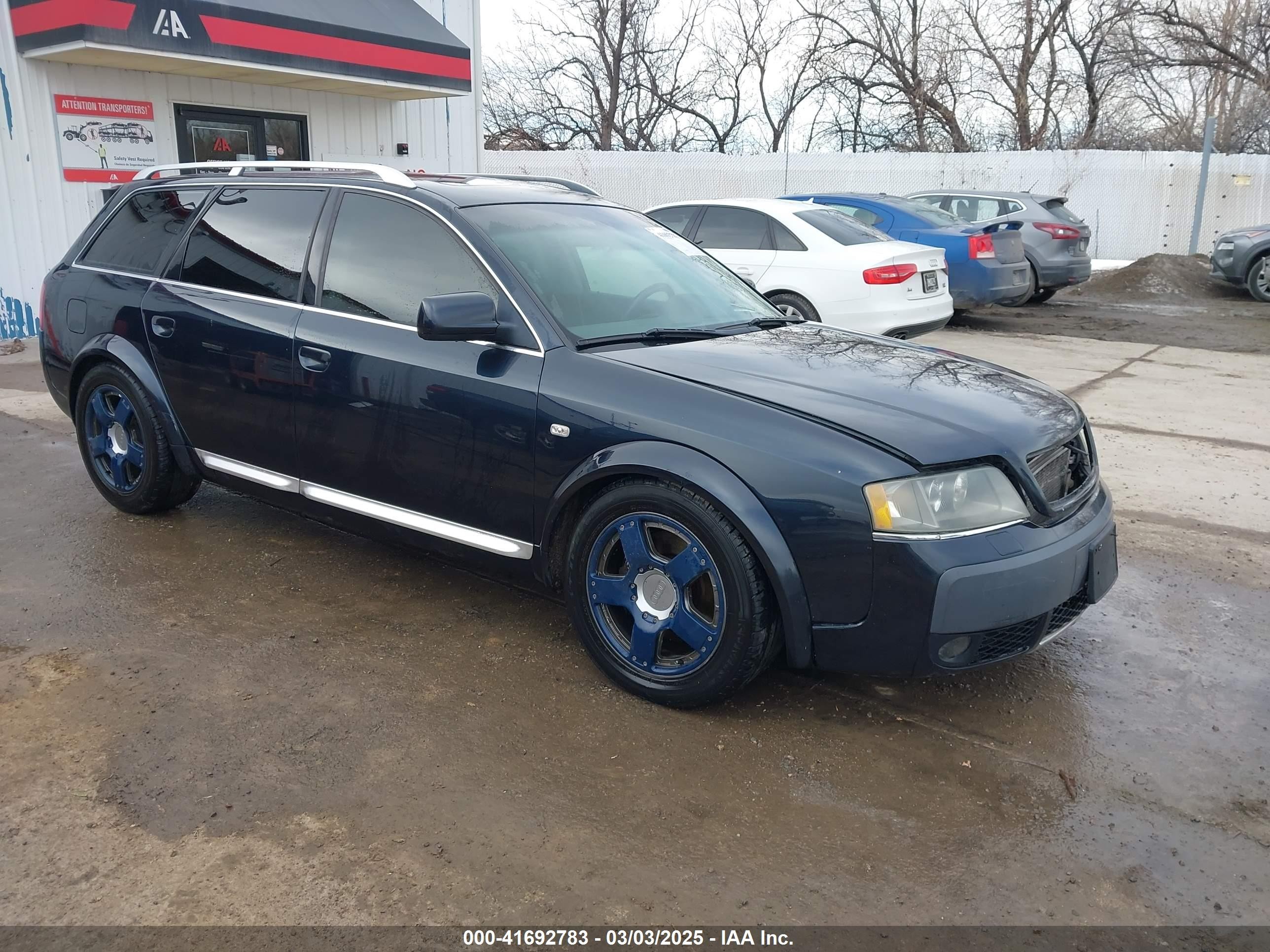 2005 Audi allroad A6 V8, VIN WA1YL64BX5N011696 — Перед