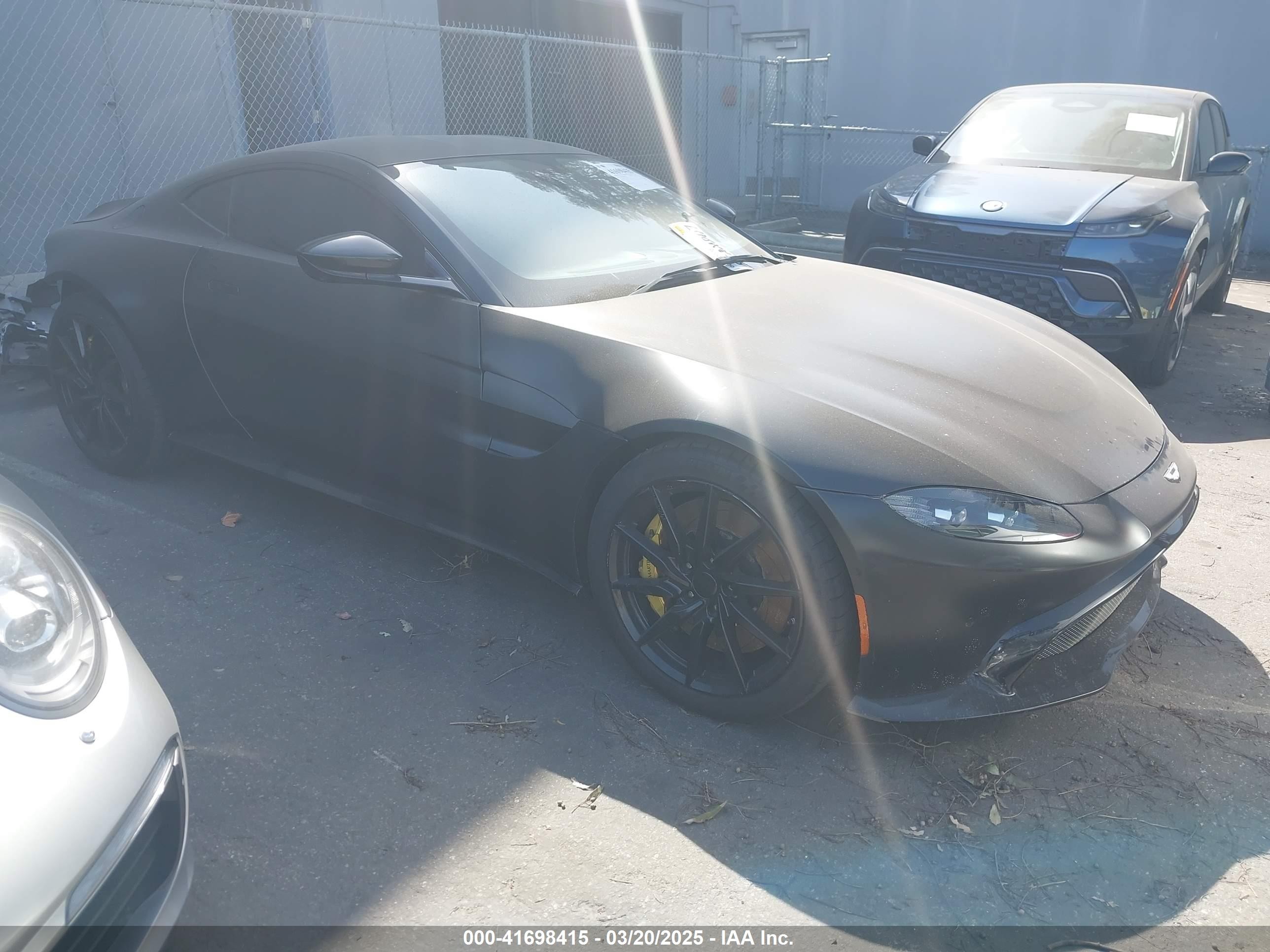 2020 Aston Martin Vantage, VIN SCFSMGAW1LGN03039 — Rear end