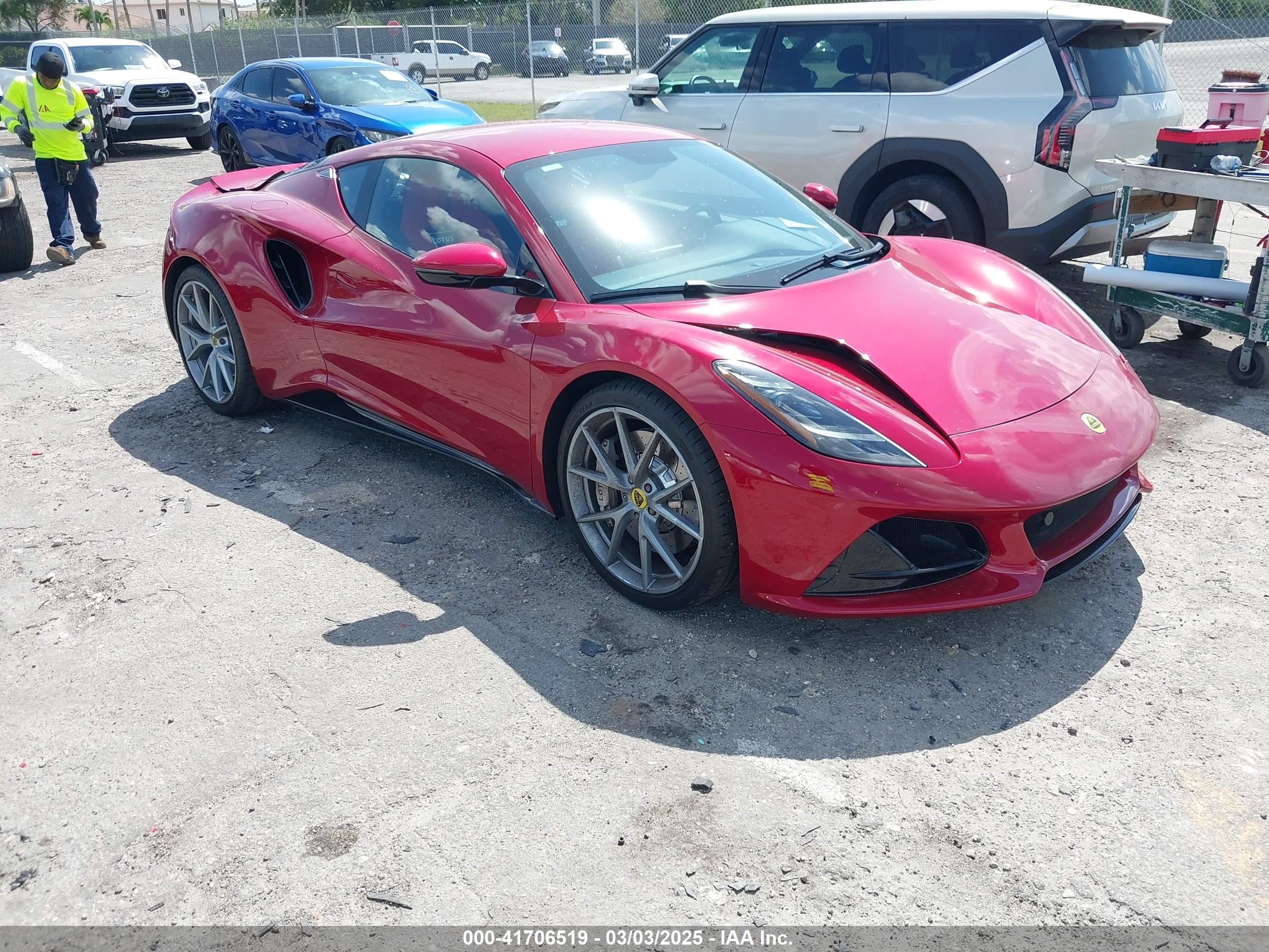 2024 Lotus Emira First Edition, VIN SCCLEKAX6RHA24762 — Rear end