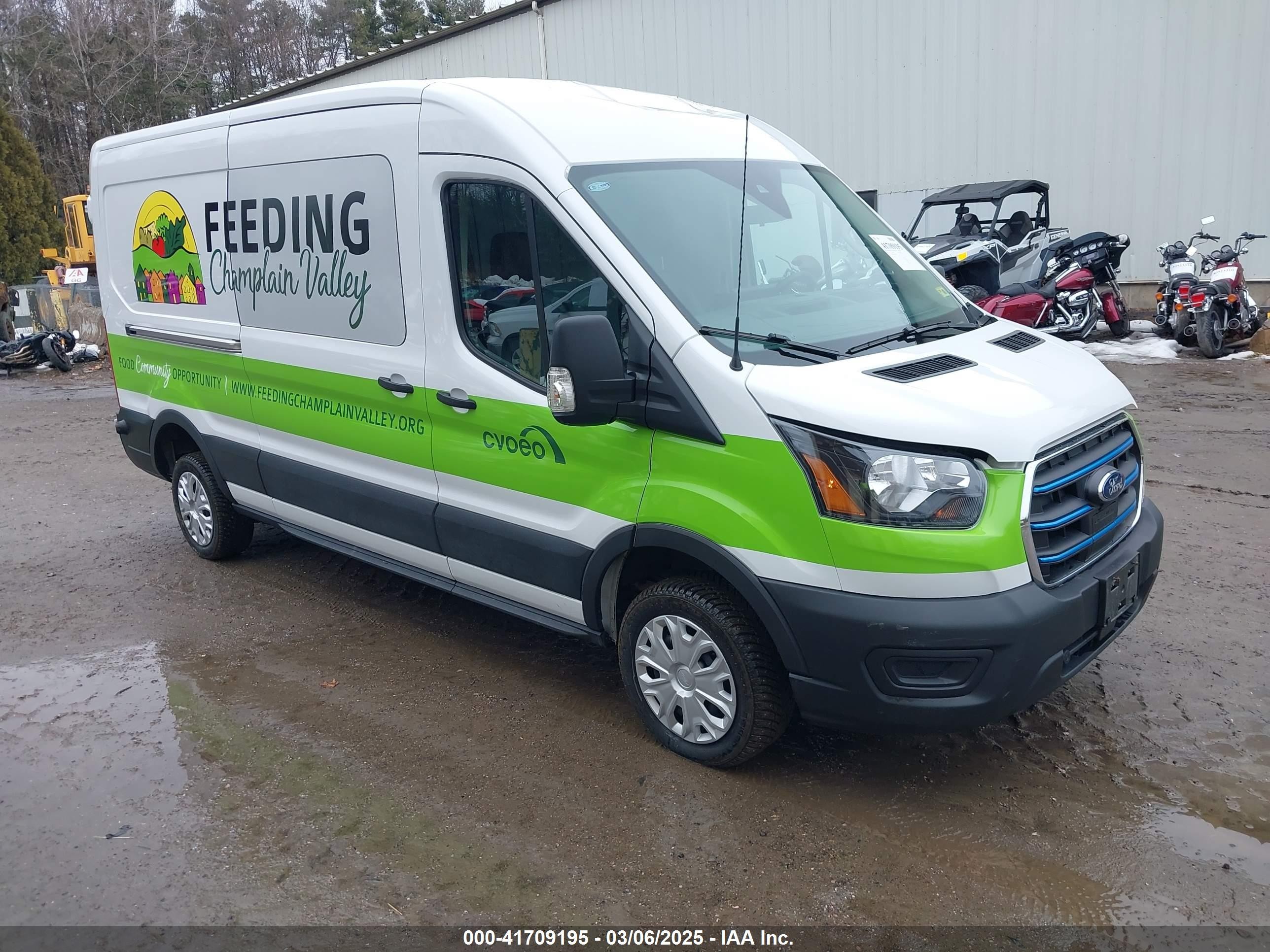 2023 Ford E-Transit Cargo, VIN 1FTBW9CKXPKB40063 — Roof
