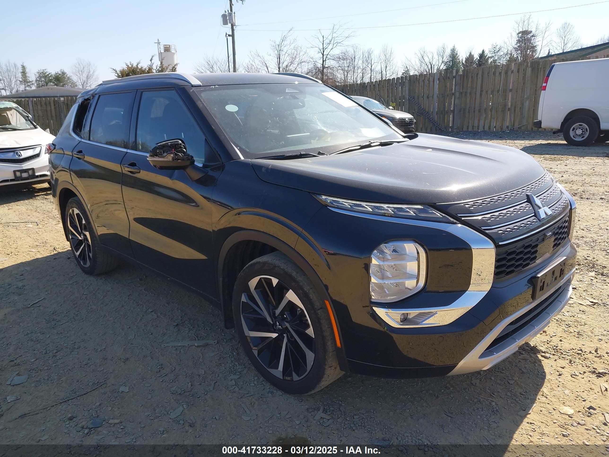2022 Mitsubishi Outlander SEL, VIN JA4J3VA86NZ069544 — Storm