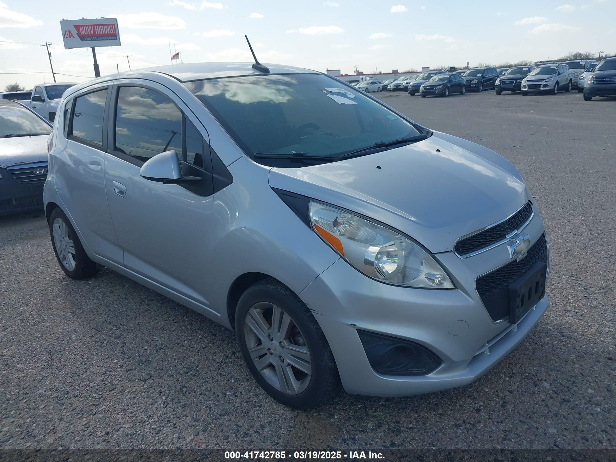 2014 Chevrolet Spark LT, VIN KL8CD6S94EC533855 — Side