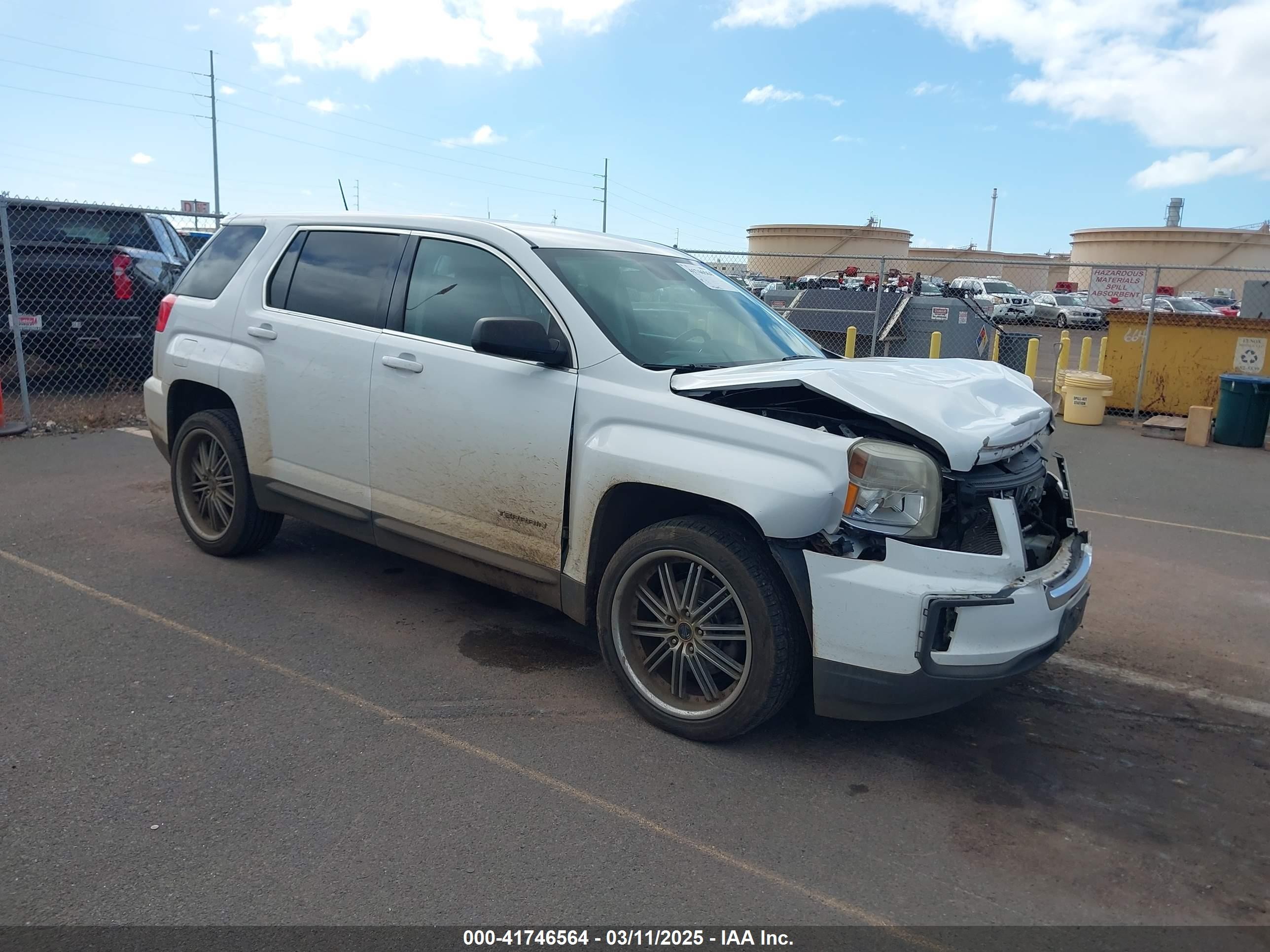 2016 GMC Terrain SL, VIN 2GKALLEK7G6279461 — Front end