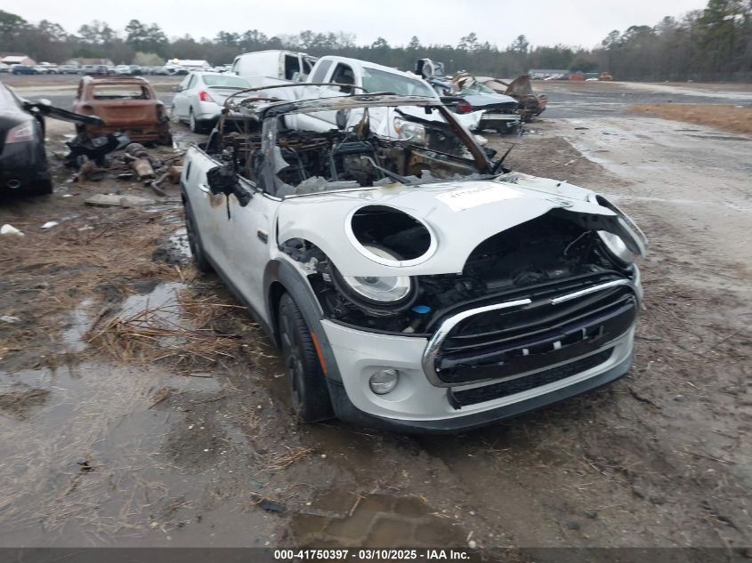 2017 MINI Convertible Cooper, VIN WMWWG5C30H3C20290 — Interior fire