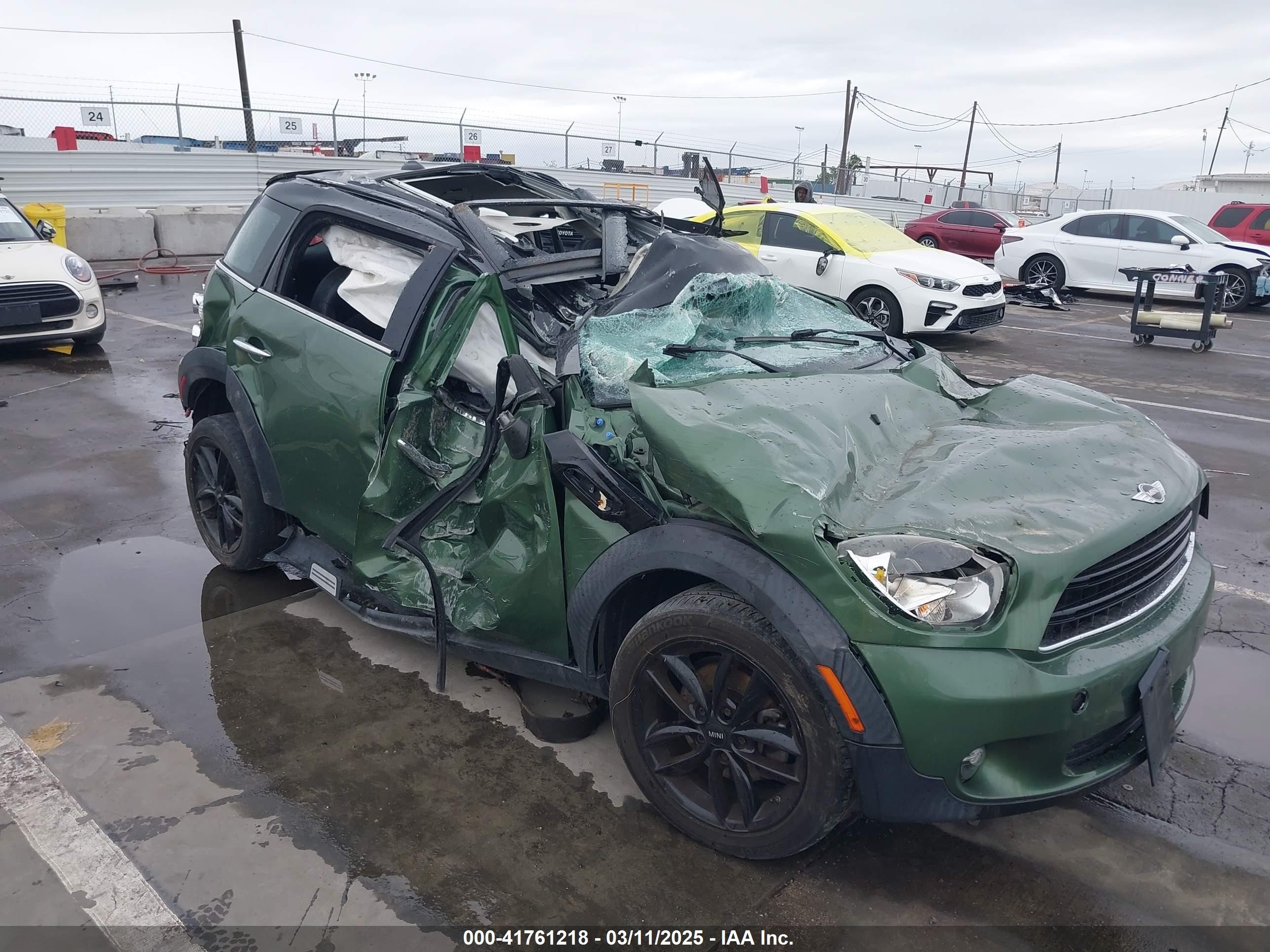2015 MINI Countryman, VIN WMWZB3C59FWR43209 — Rollover