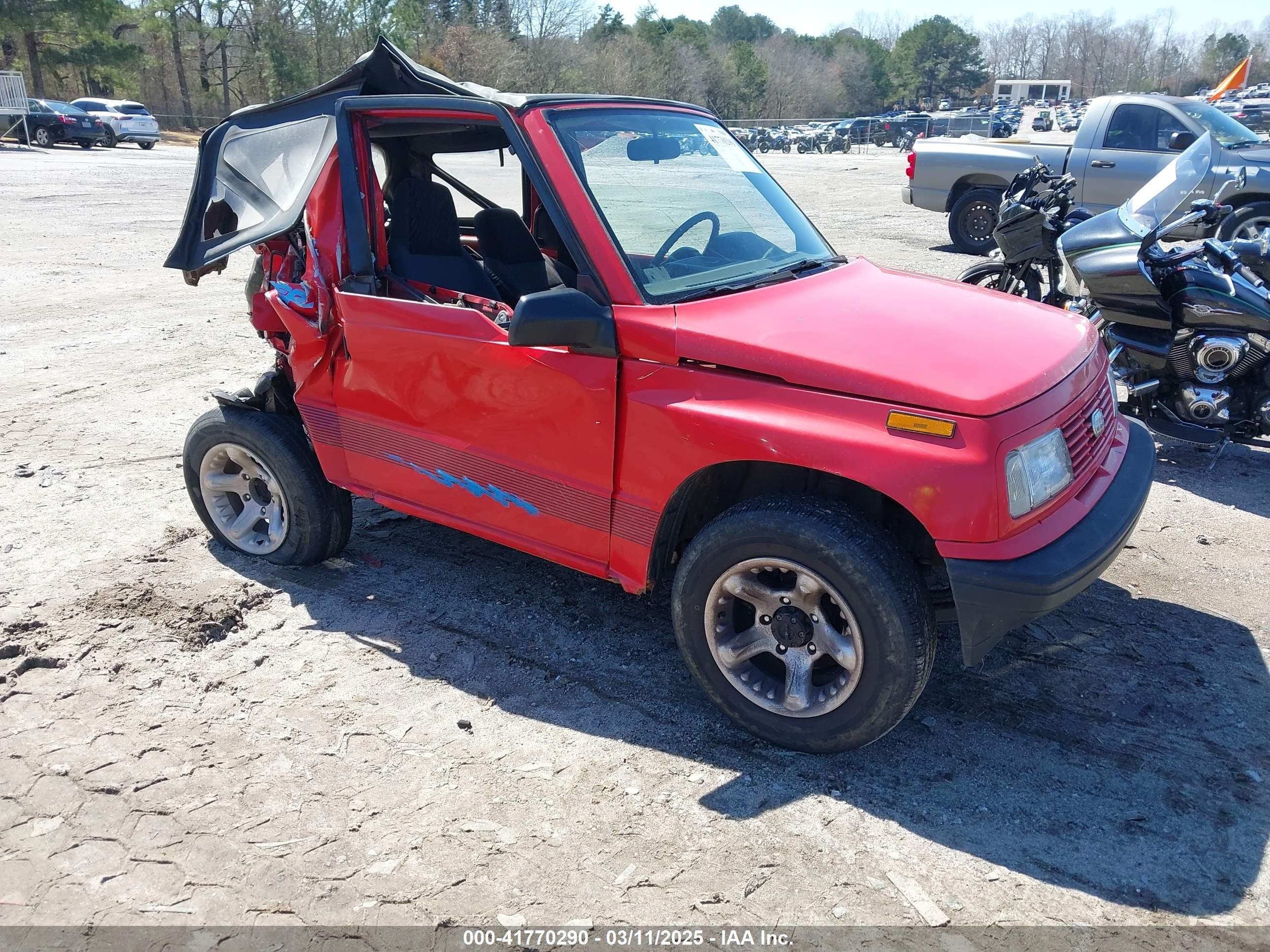 1995 Chevrolet Tracker, VIN 2CNBJ1869S6919764 — Rear end
