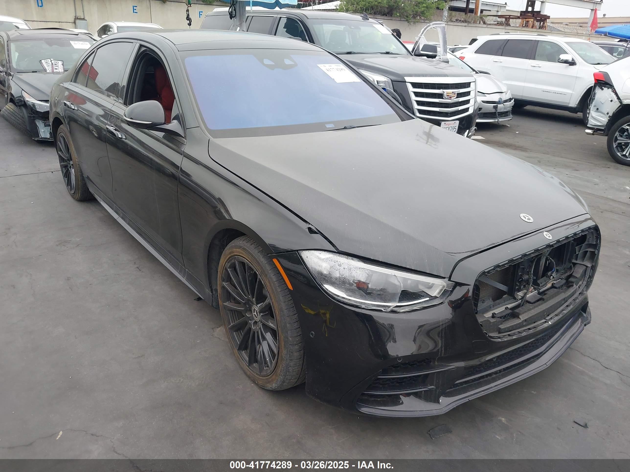 2022 Mercedes-Benz S 580, VIN W1K6G7GB9NA067550 — Rear end