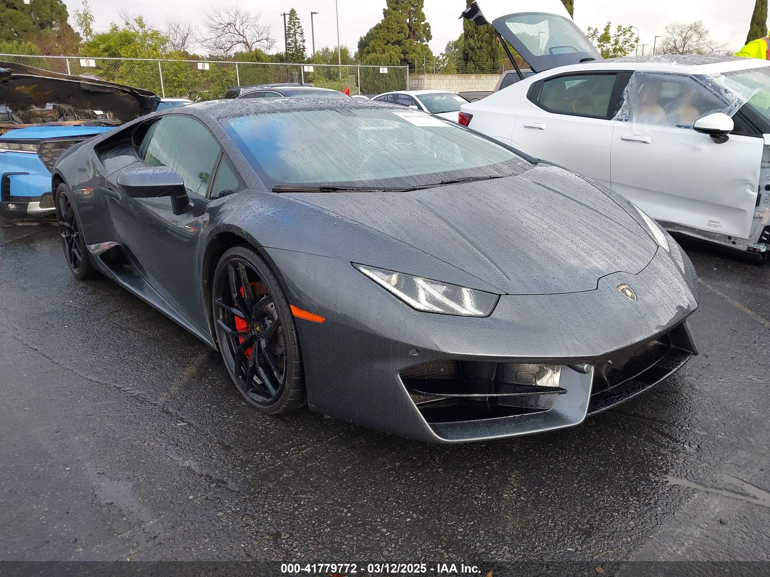 2017 Lamborghini Huracan, VIN ZHWUC2ZF7HLA07026 — Theft recovery
