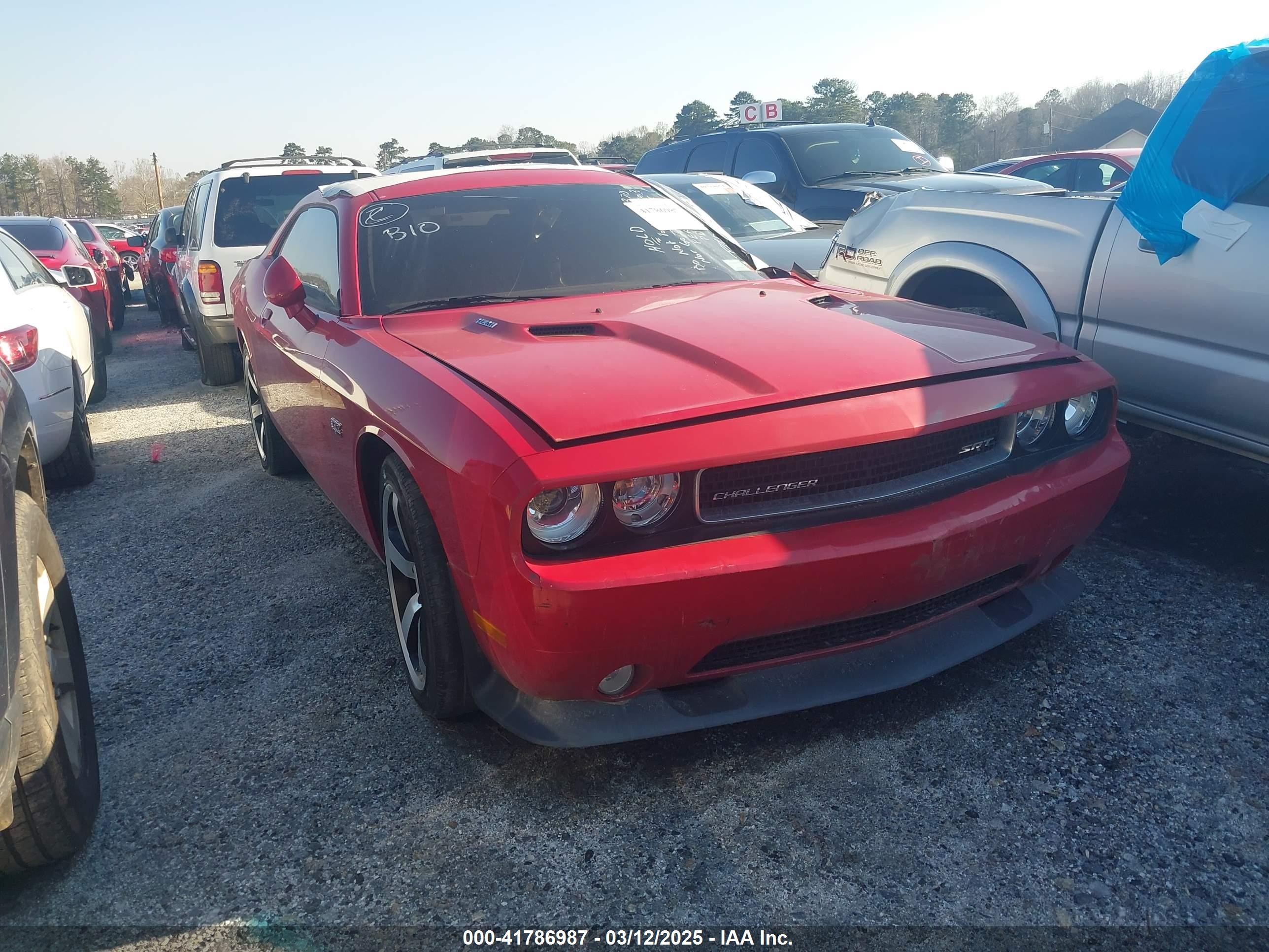 2012 Dodge Challenger SRT-8 392, VIN 2C3CDYCJ3CH117922 — Side
