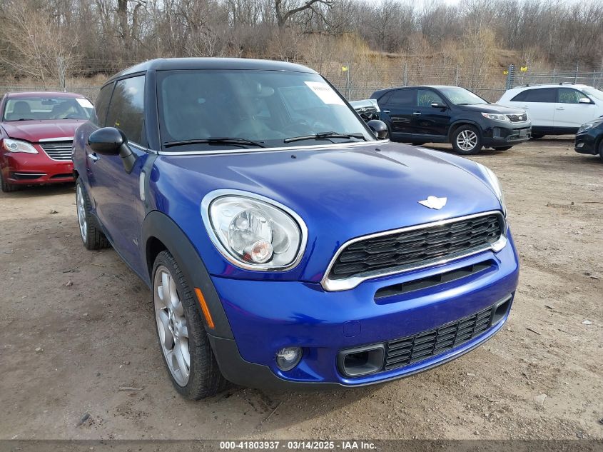 2013 MINI Paceman S ALL4, VIN WMWSS7C59DWN51479 — Фото с аукциона