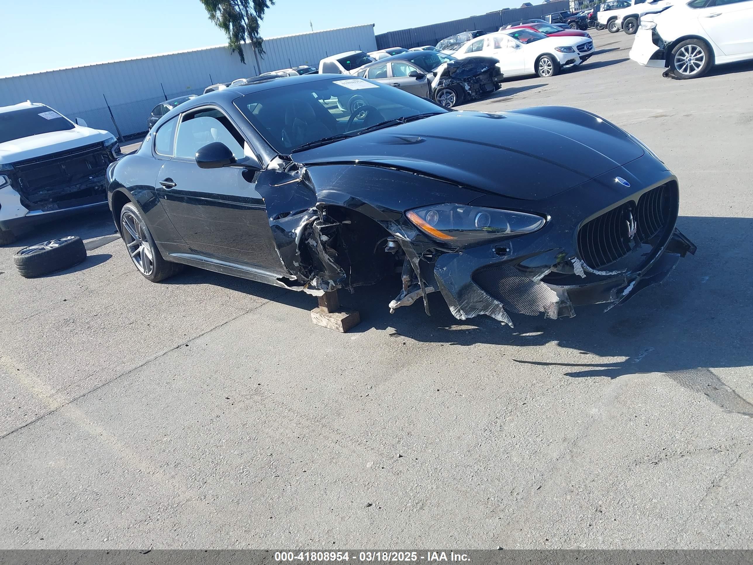 2012 Maserati GranTurismo MC Stradale, VIN ZAM45MLA7C0063448 — Front end