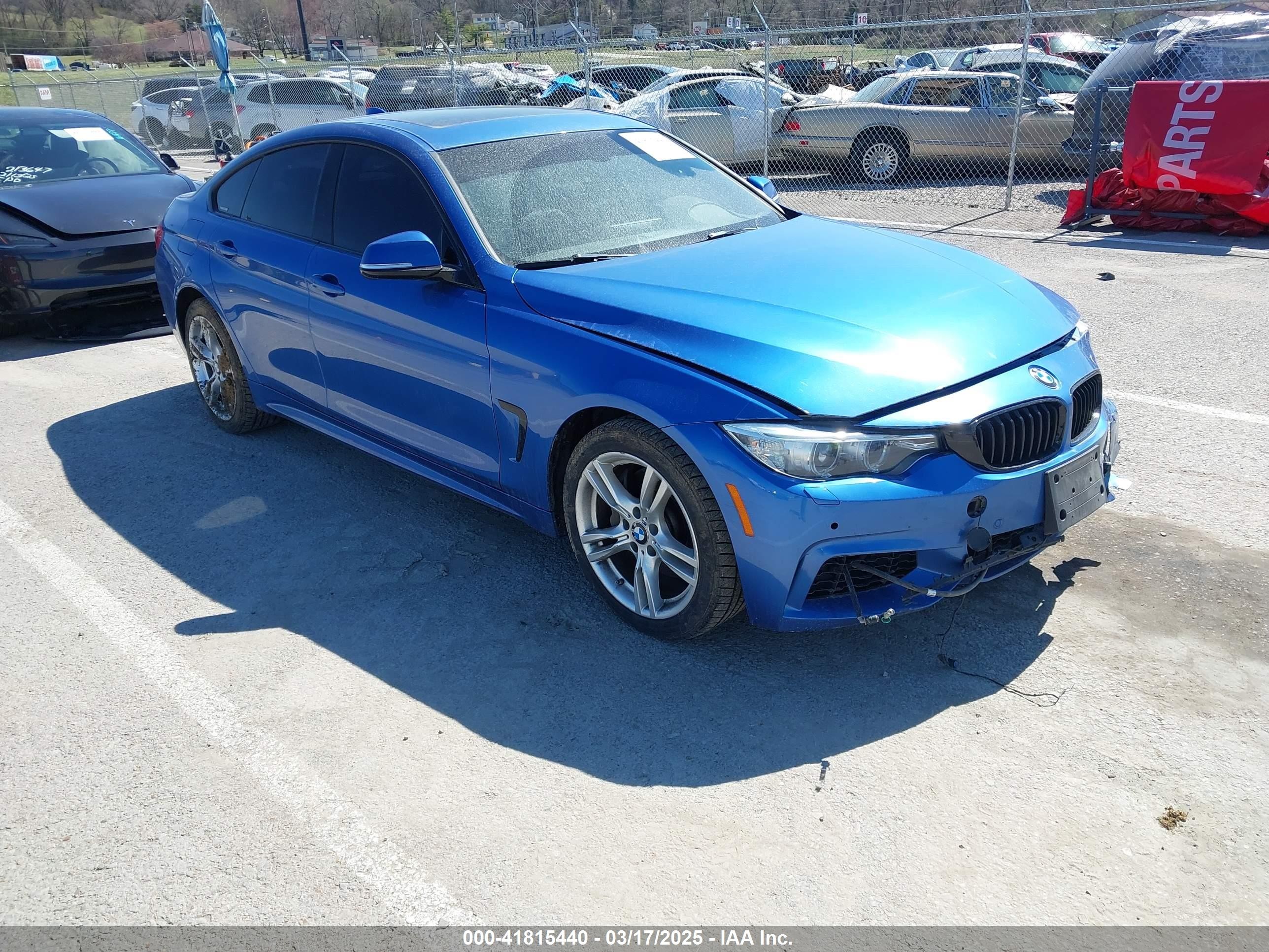 2015 BMW 4 Series 435i xDrive, VIN WBA4B3C57FGV48546 — Front end