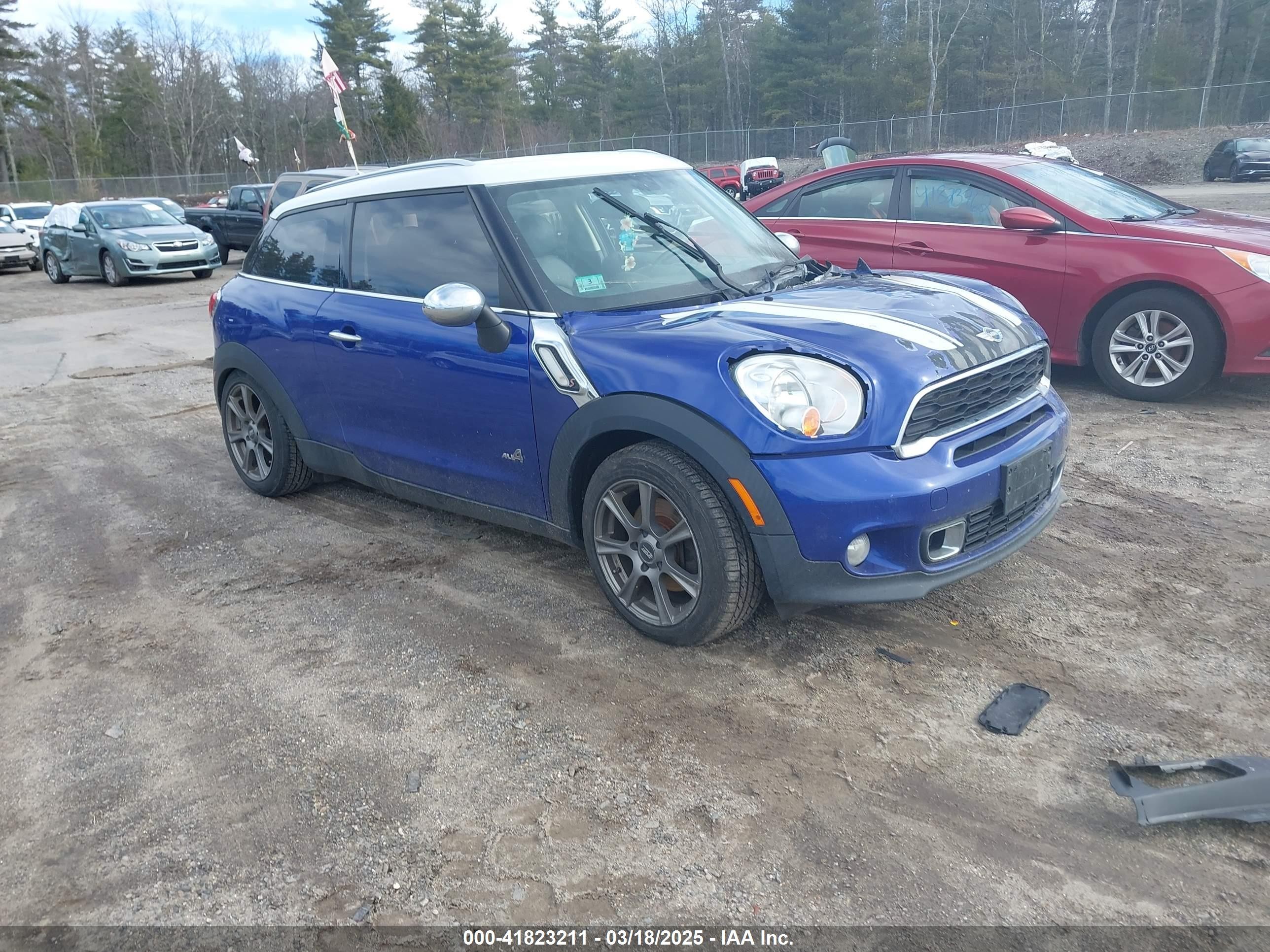 2014 MINI Paceman S, VIN WMWSS7C51EWN72179 — Engine fire