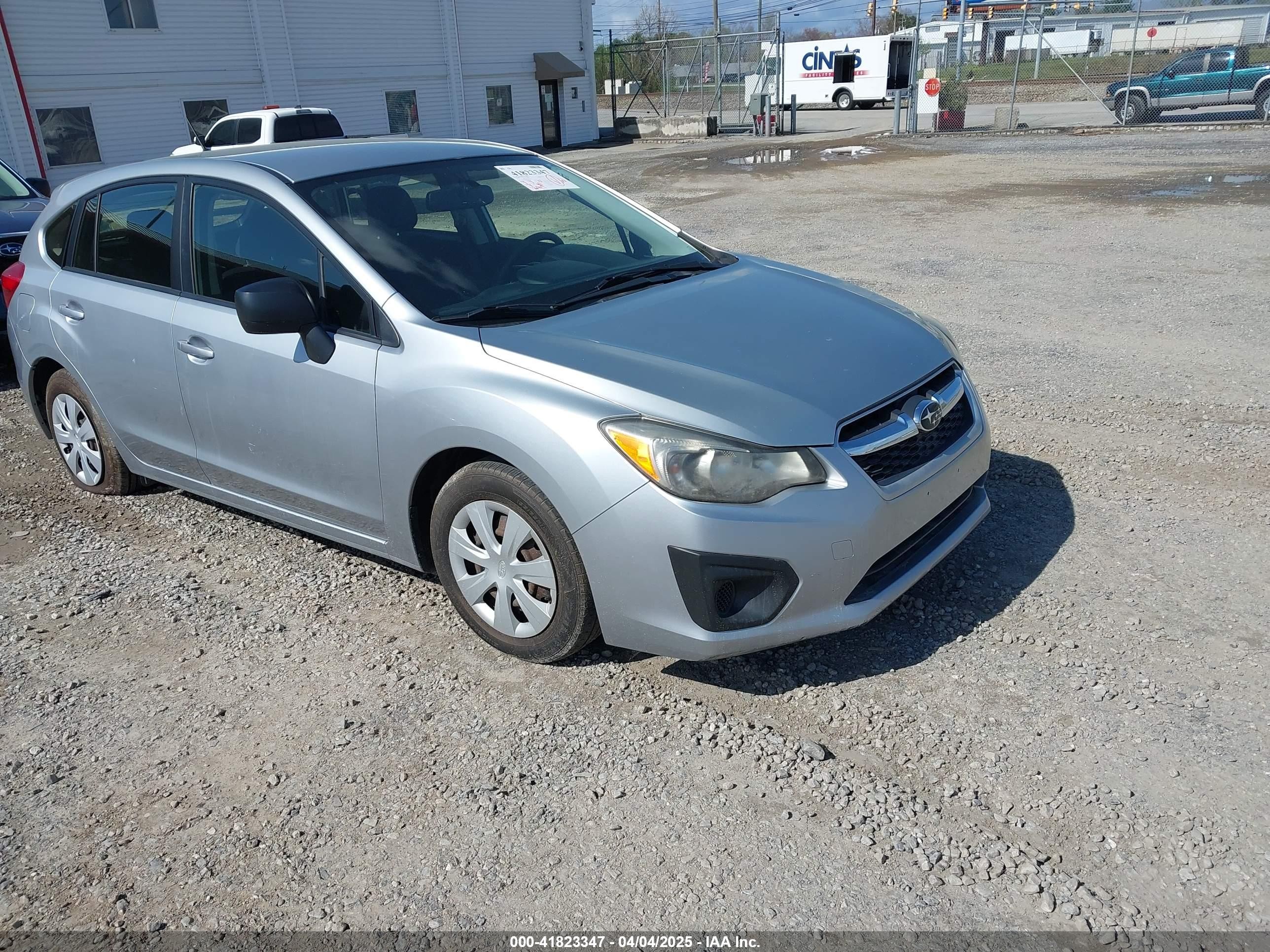2013 Subaru Impreza 2.0i, VIN JF1GPAA69DH869499 — Side