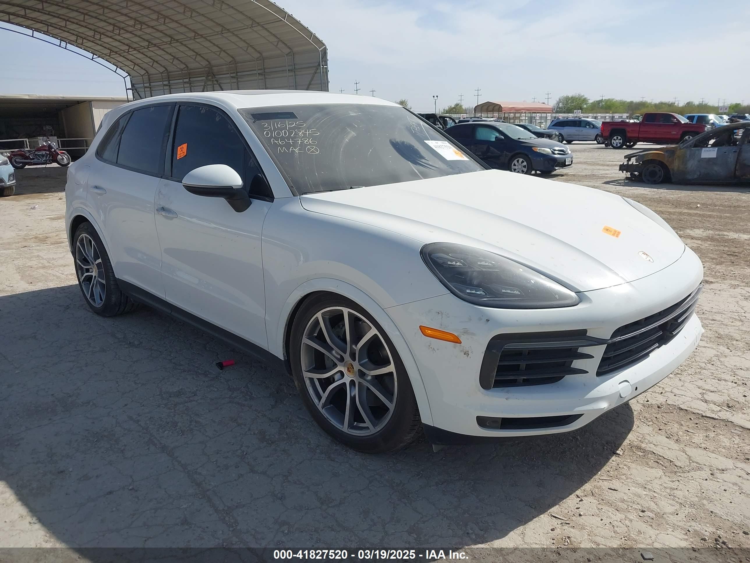 2019 Porsche Cayenne S, VIN WP1AB2AY7KDA64786 — Theft recovery