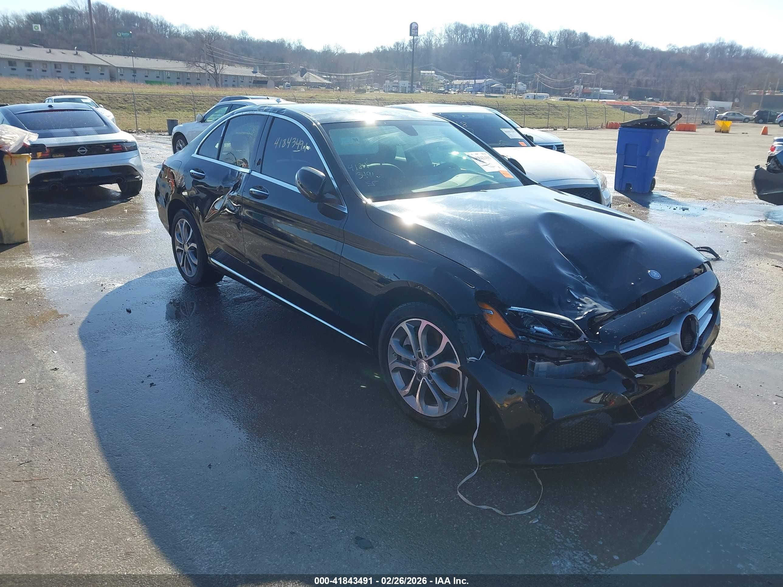2016 Mercedes-Benz C 300, VIN 55SWF4KBXGU099029 — Storm
