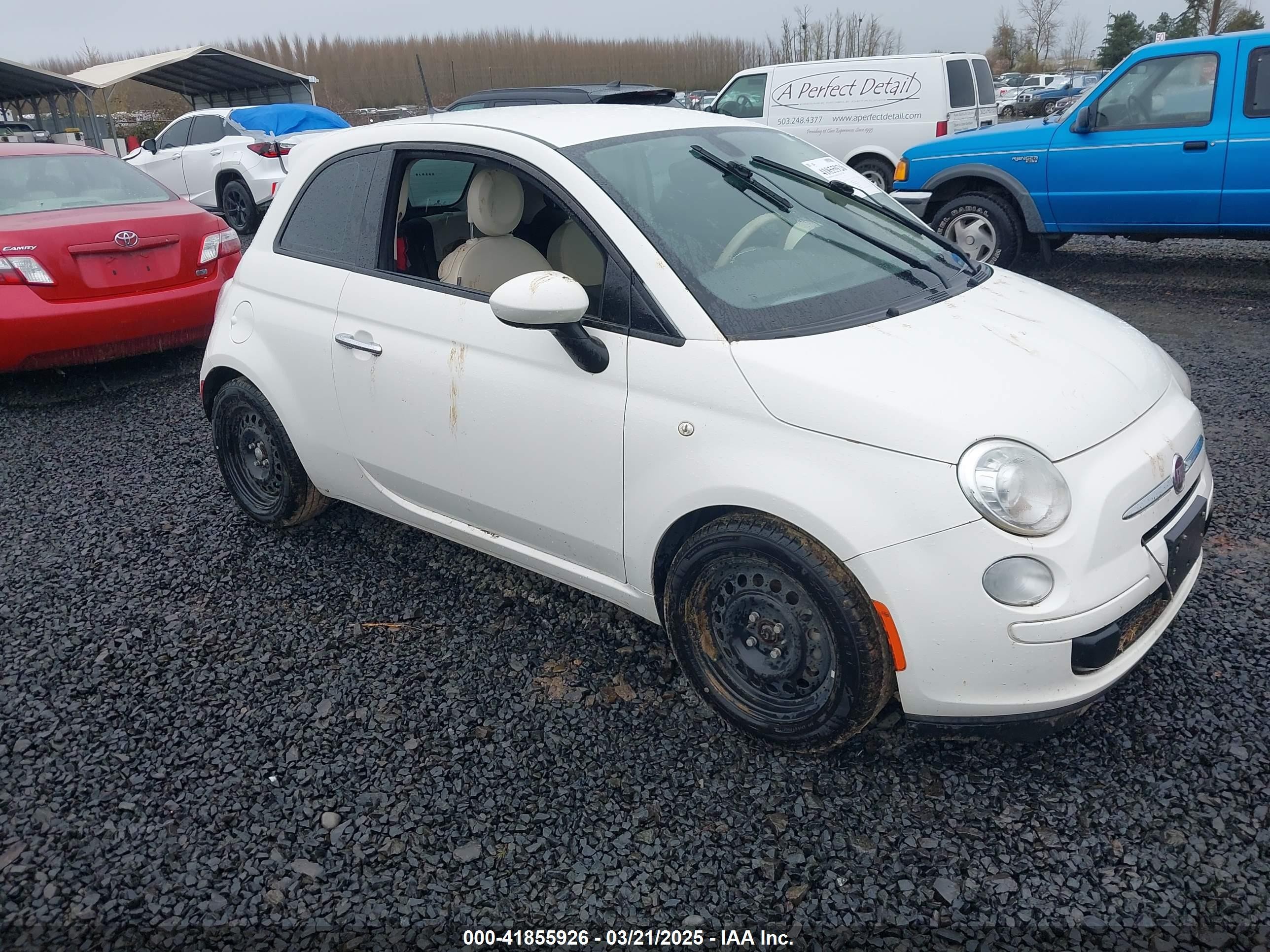 2016 FIAT 500 Pop, VIN 3C3CFFARXGT134611 — Fresh water flood