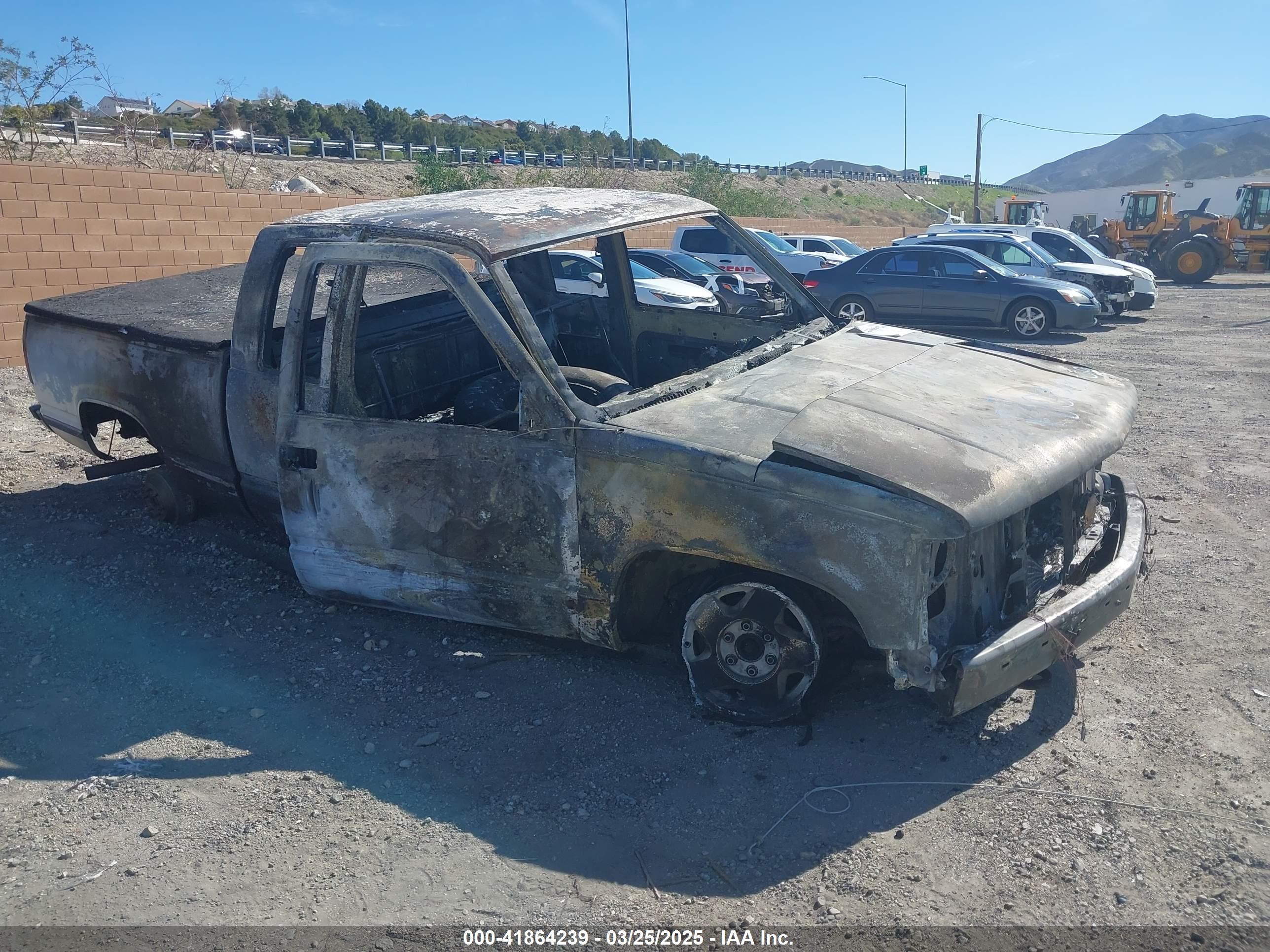 1991 Chevrolet Silverado 2500, VIN 2GCFK29K6M1236134 — Burn