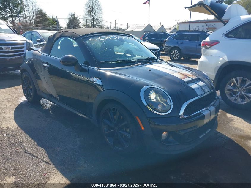 2012 MINI Roadster S, VIN WMWSY3C56CT144291 — Rear end