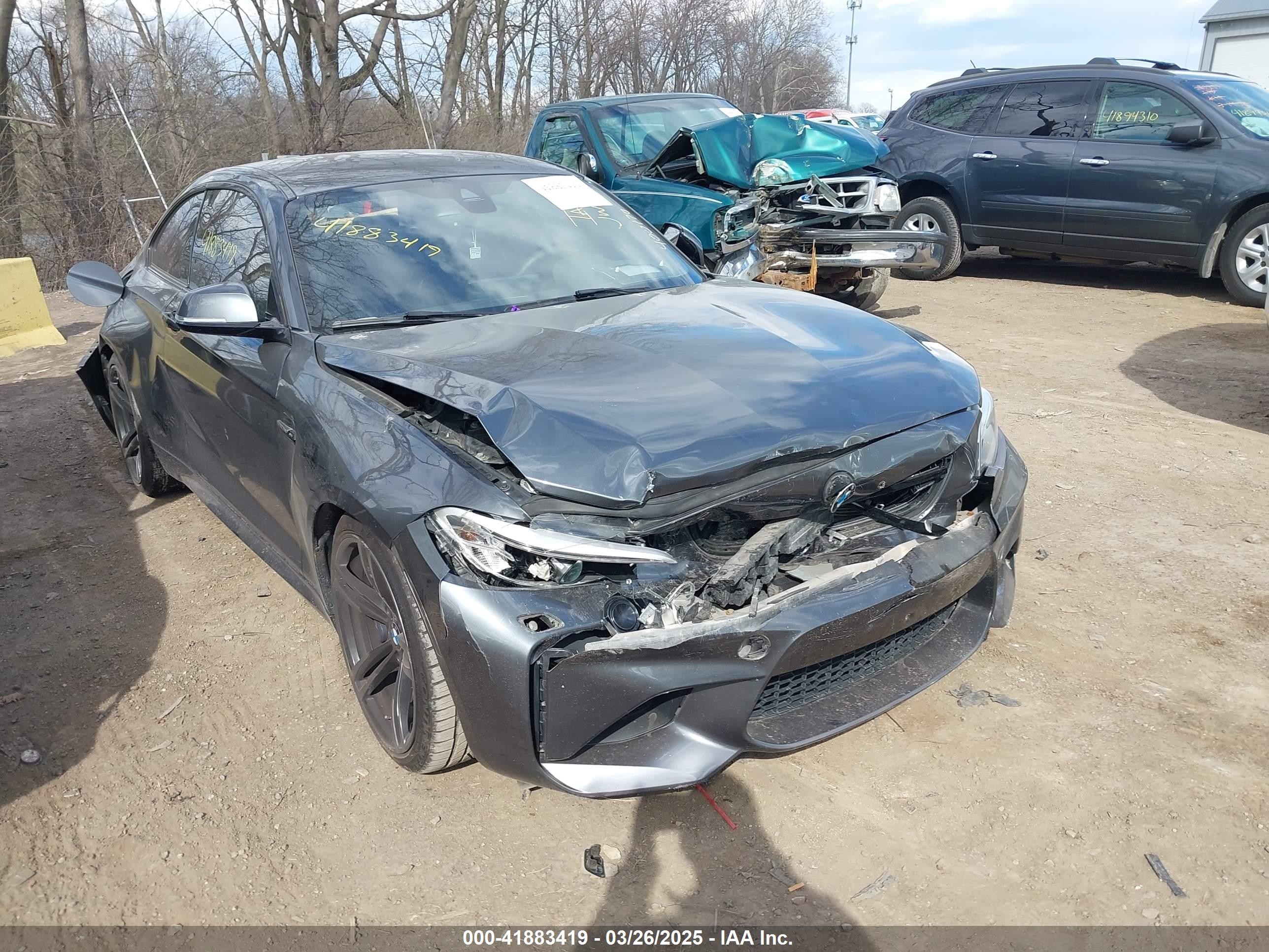 2016 BMW M2, VIN WBS1H9C59GV351858 — Rear end