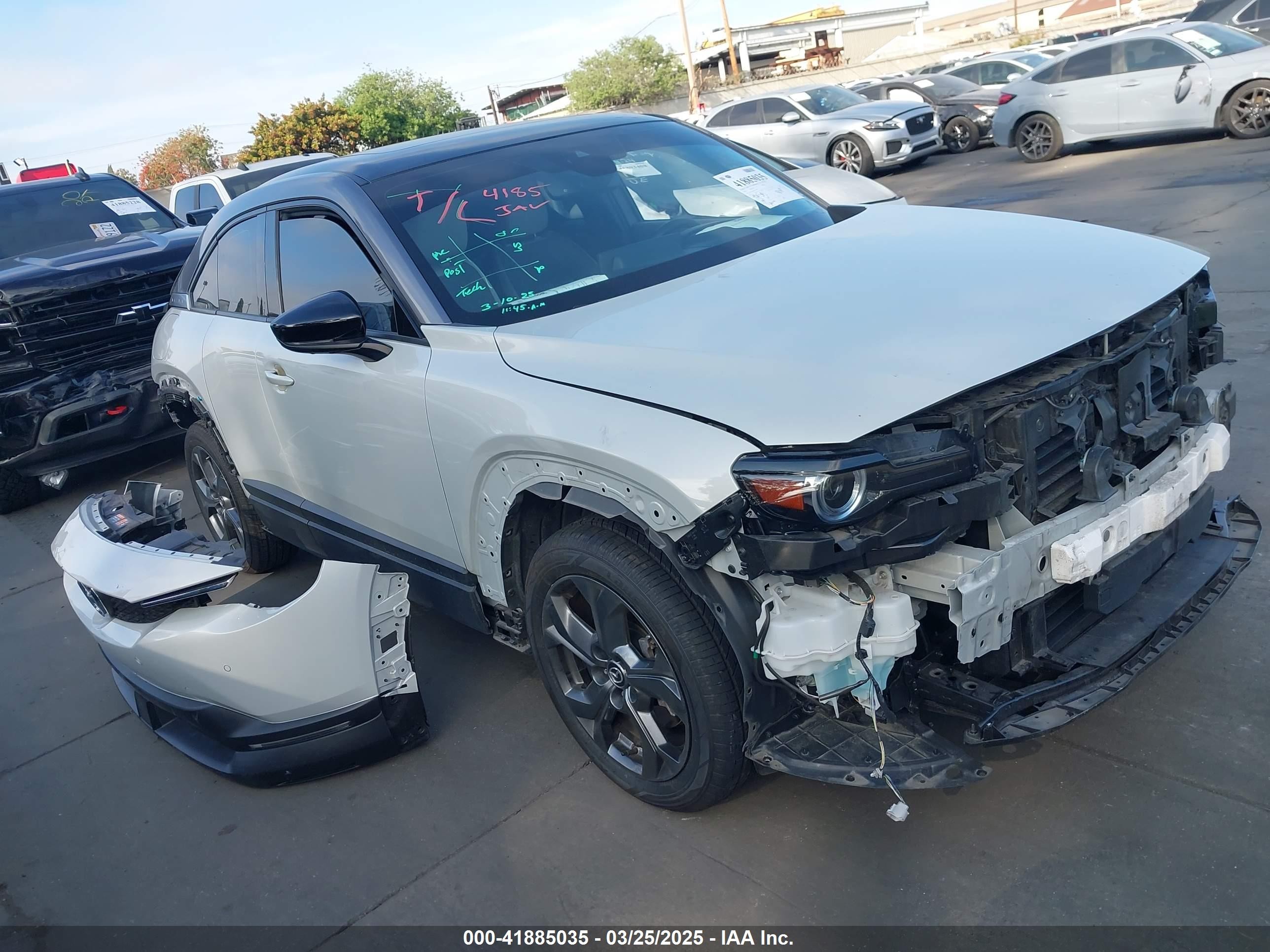 2022 Mazda MX-30 Premium Plus, VIN JM1DRADB6N0100295 — Rear end