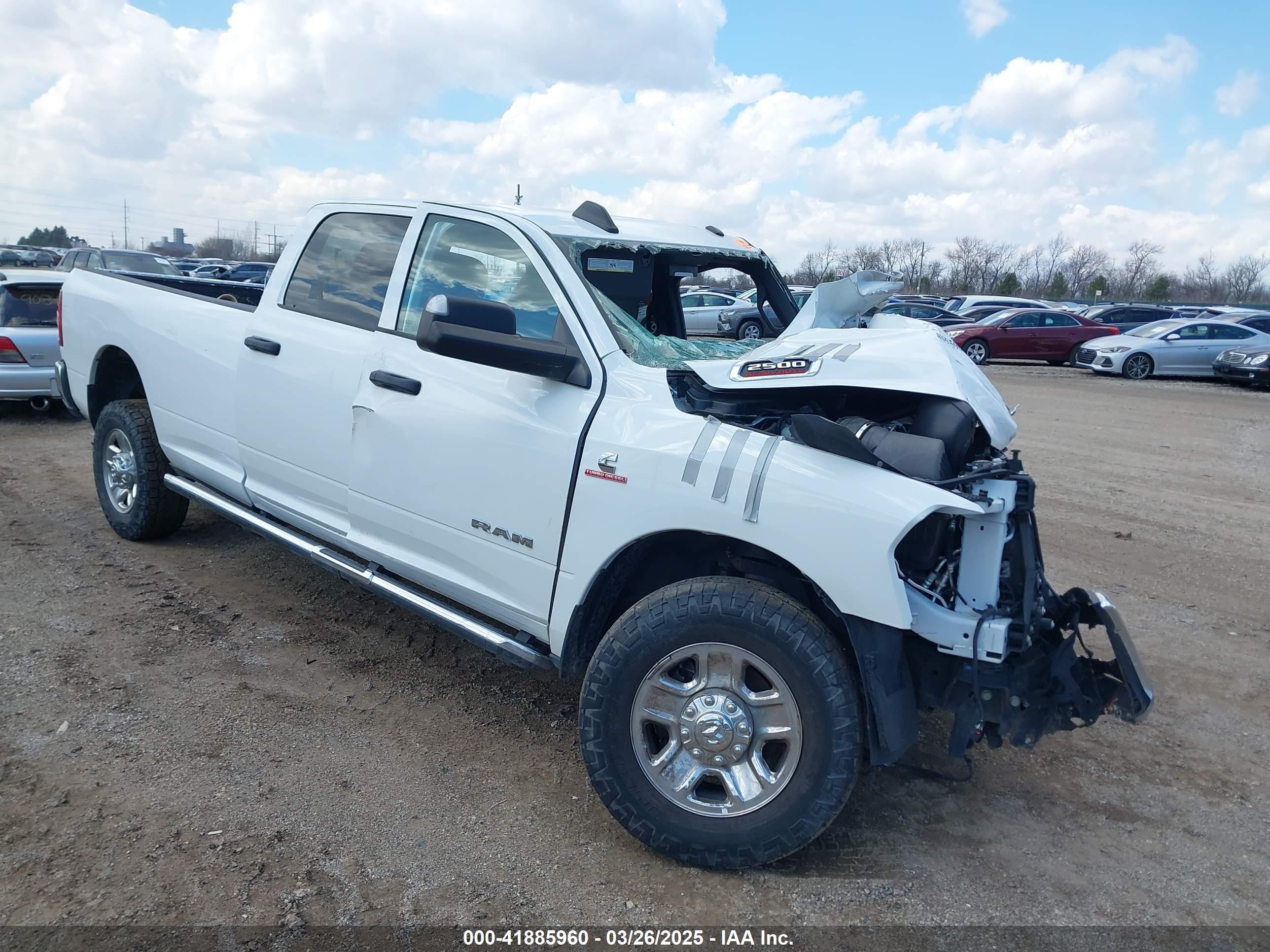2022 Ram 2500 Tradesman, VIN 3C6UR5HL2NG313287 — Biohazard / chemical