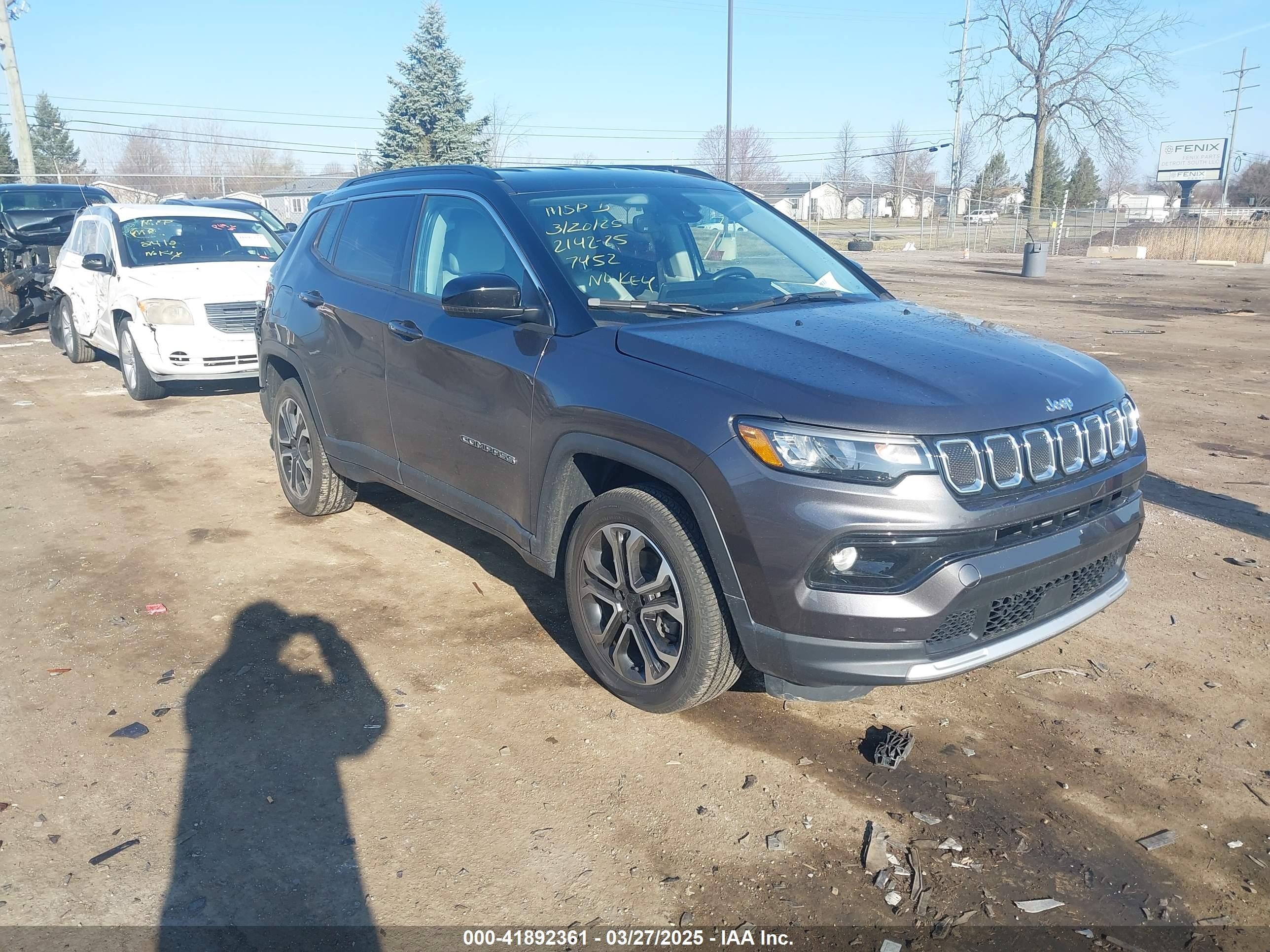 2022 Jeep Compass High Altitude, VIN 3C4NJDCB6NT197452 — Rear end