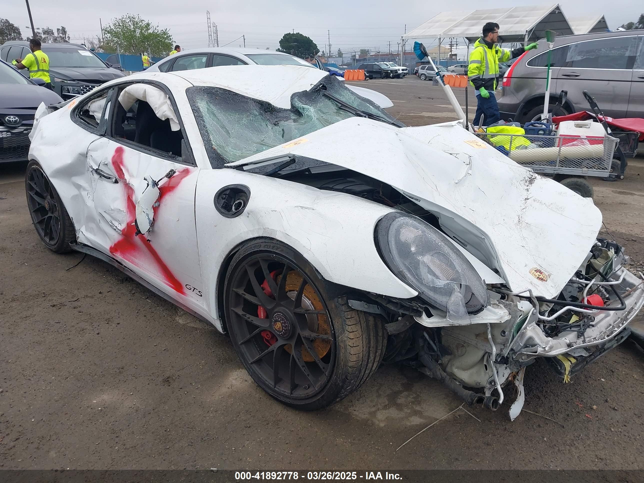 2018 Porsche 911 Carrera S, VIN WP0AB2A92JS124011 — Biohazard / chemical
