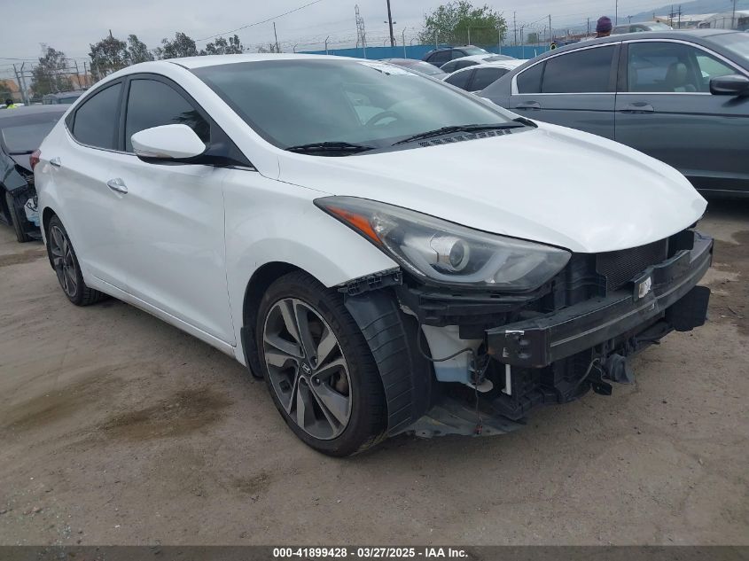 2014 Hyundai Elantra SE, VIN 5NPDH4AE4EH478668 — Front end